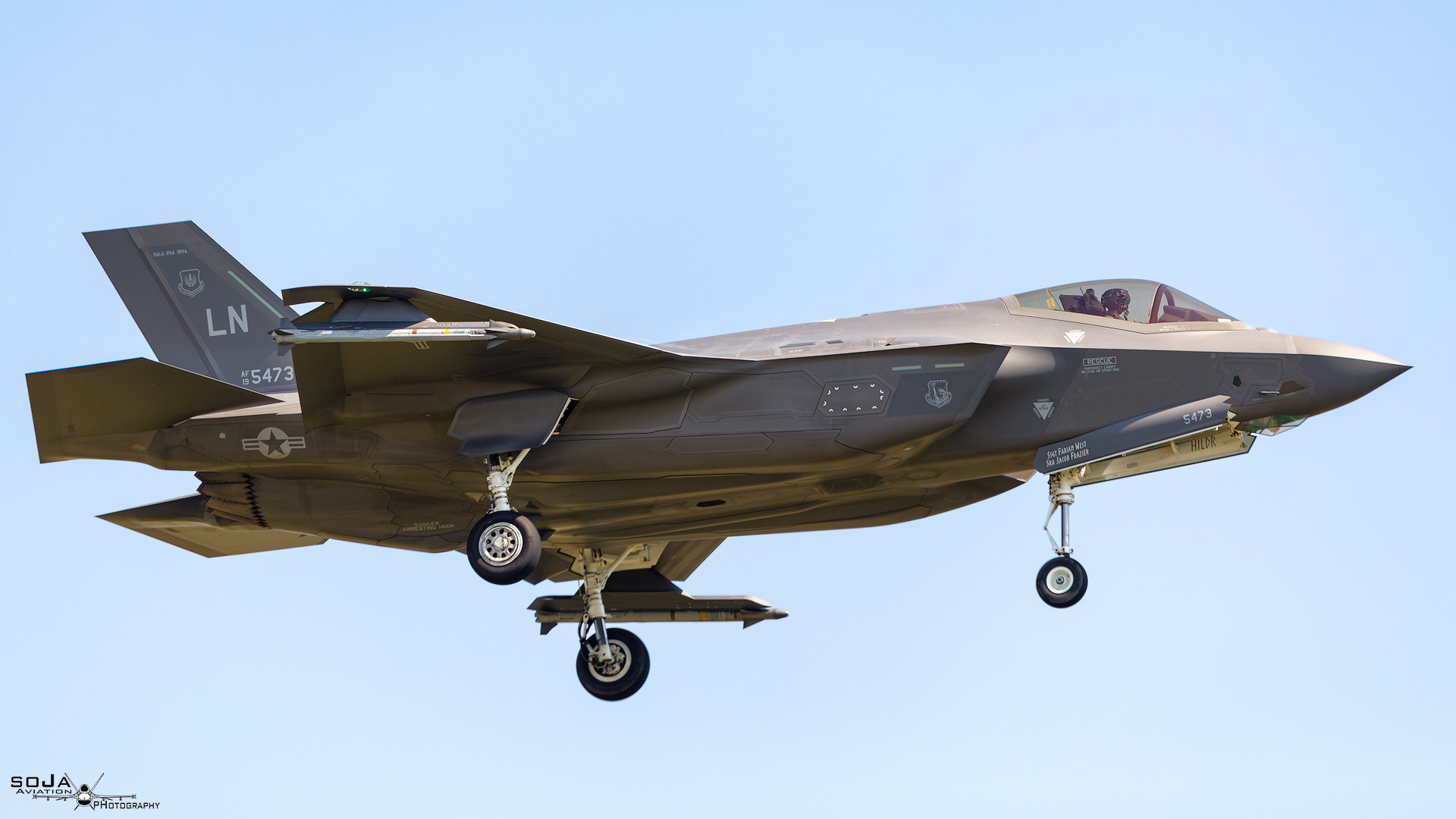 ID190624-US Air Force Lockheed Martin F-35 A-4 Lightning II LN 19-5473 AF-301 495th FS