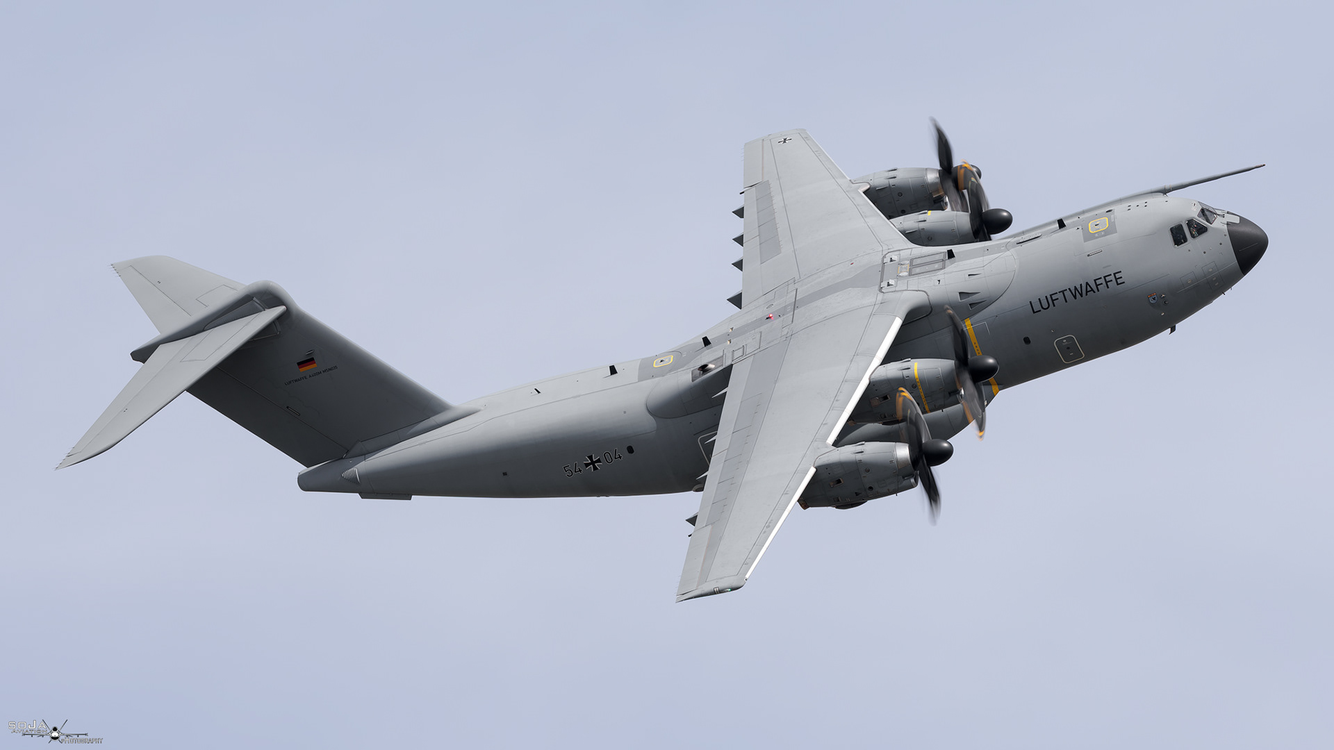 ID28082025 - GAF Luftwaffe Airbus A400M-180 54+04 cn# 035