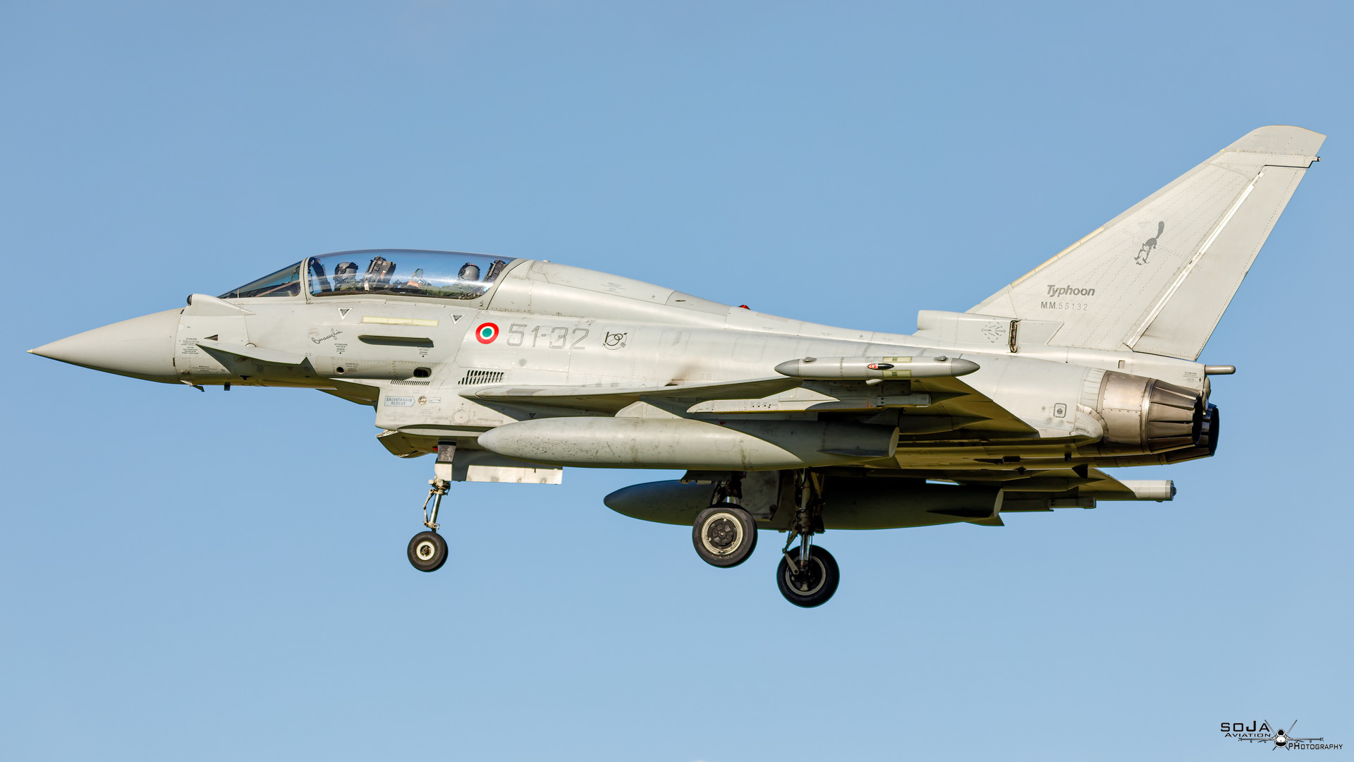 ID171023-Italy - Air Force Eurofighter Typhoon EF2000 (T) MM55132 cn# IT011 #3