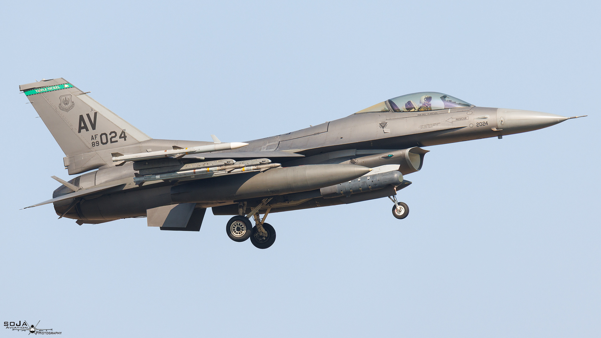 Lockheed Martin F-16CM-40-CF 89-2024 AV 555th FS cn# 1C-177 #2