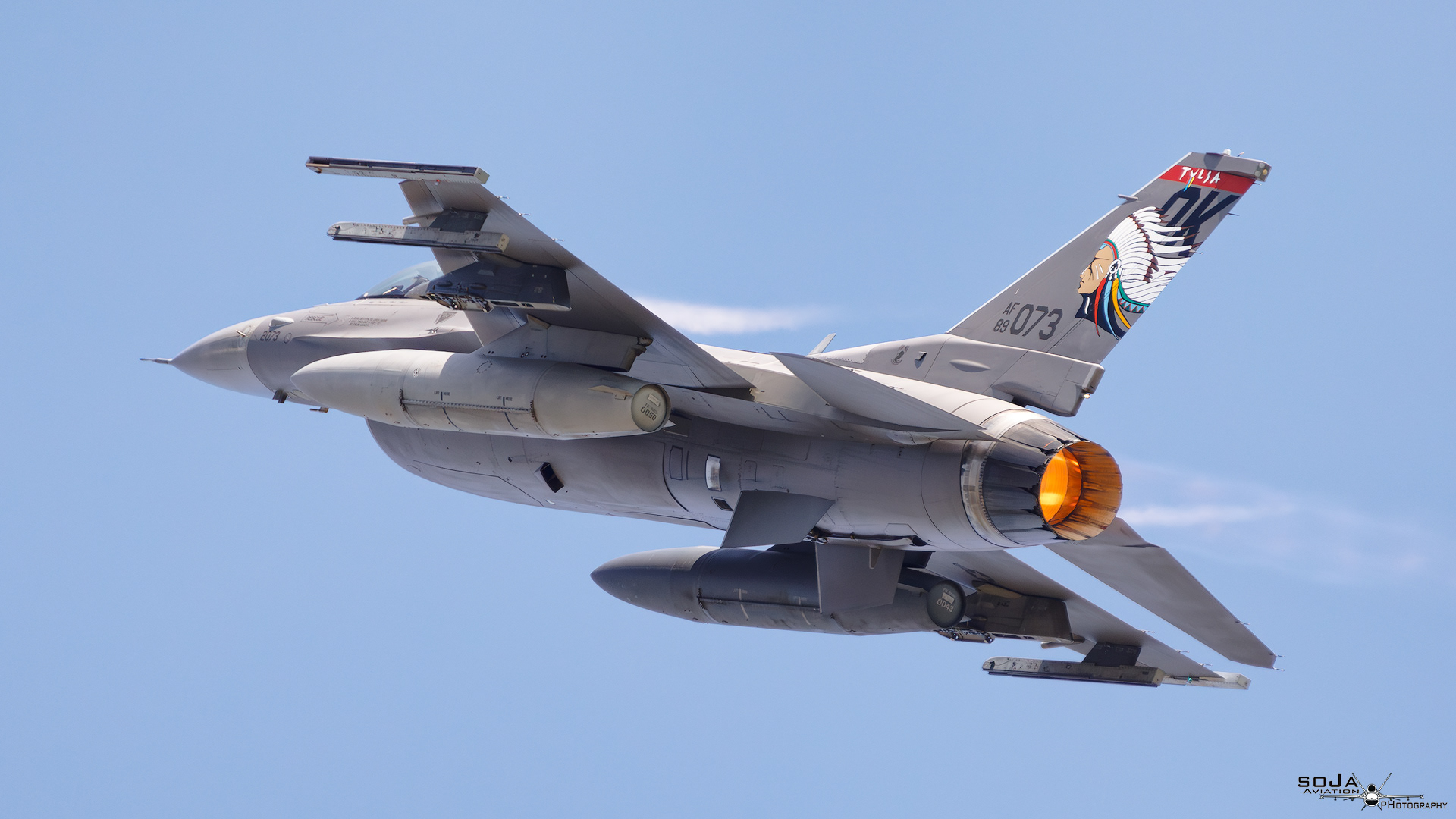 ID180724-Lockheed Martin F-16CM-42-CF AF 89-2073 125thFS OK ANG cn# 1C-226