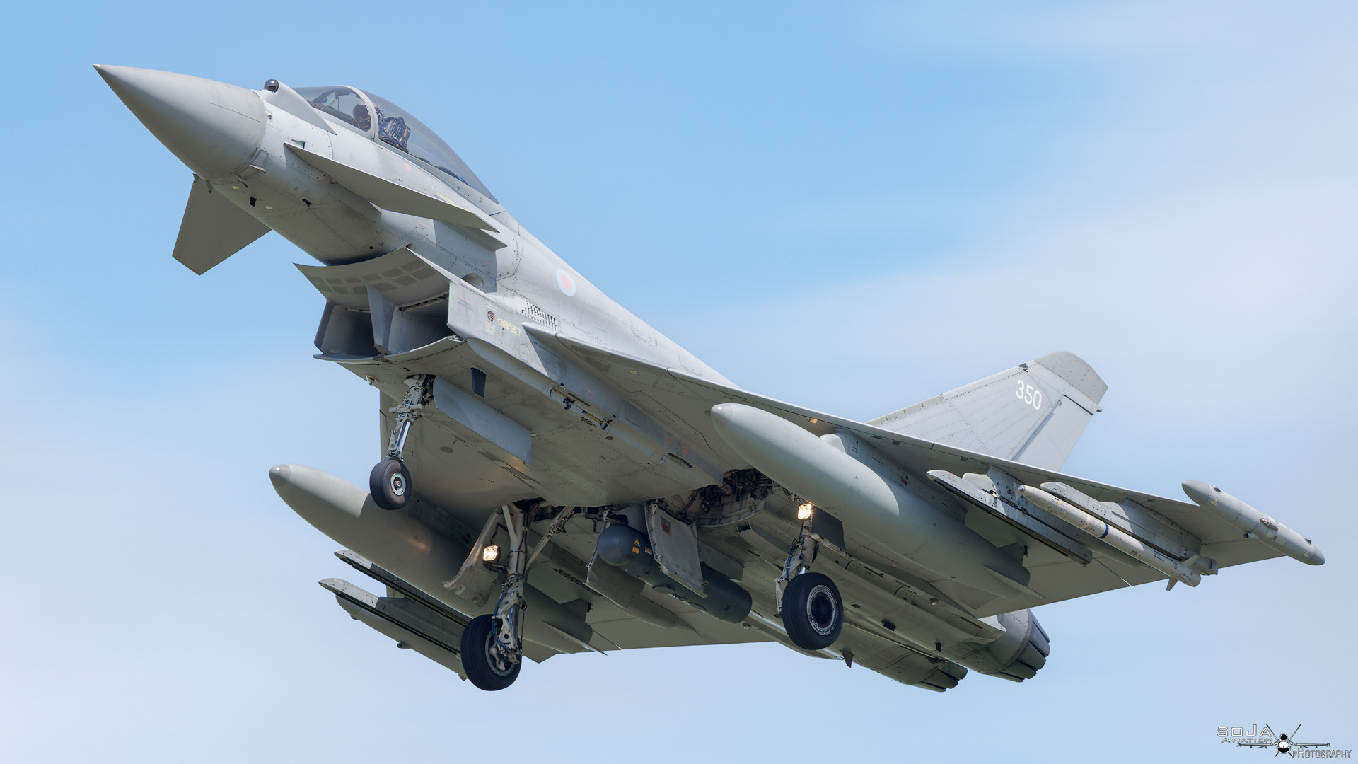 IDczerwiec2025 - Royal Air Force (RAF) Eurofighter EF-2000 Typhoon FGR4 ZK350 cn# BS111 #3