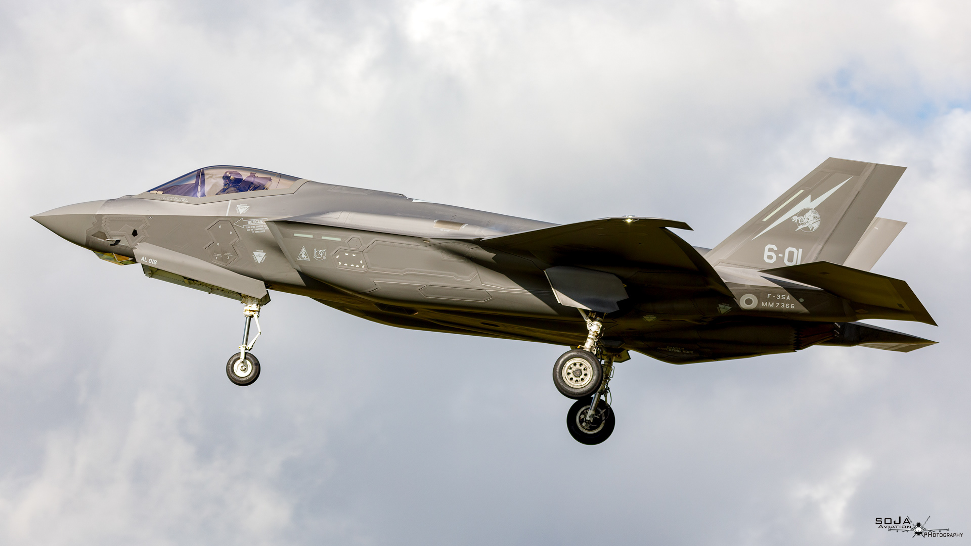 ID171023-Italy - Air Force Lockheed Martin F-35A Lightning II  mm7366 6-01 6° Stormo cn# AL-16