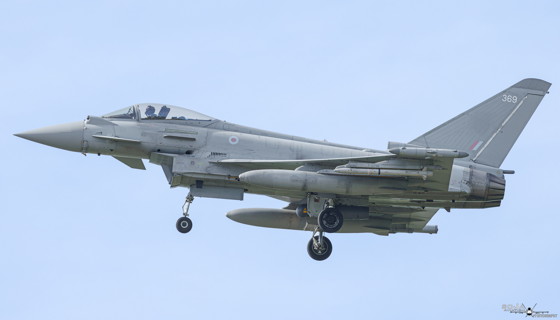 IDczerwiec2025 - Royal Air Force (RAF) 6sqn Eurofighter EF-2000 Typhoon FGR4 ZK369 cn# BS130