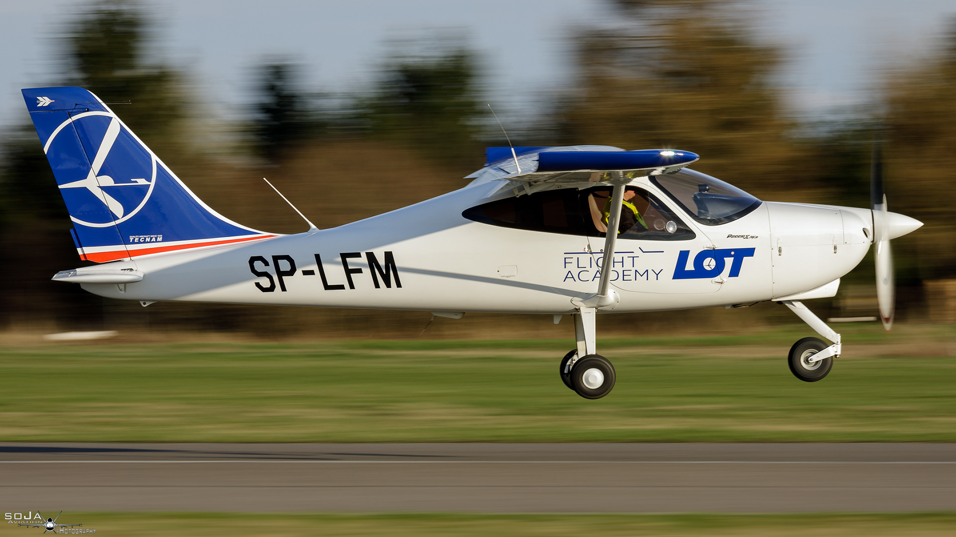 ID160324-LOT Flight Academy Tecnam 2008JC MKII SP-LFM cn# 1290