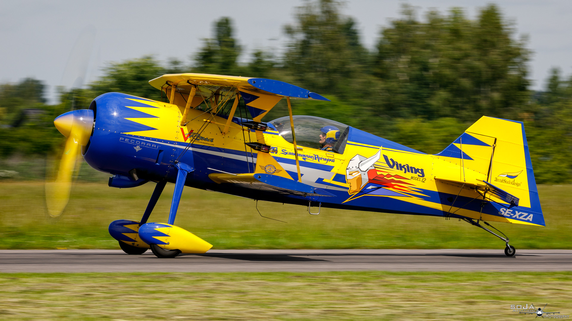 ID180624-Scandinavian Airshow Pitts 12S Python SE-XZA