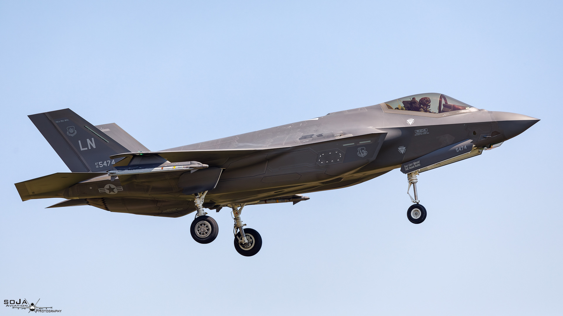 ID190624-US Air Force Lockheed Martin F-35 A-4 Lightning II LN 19-5474 AF-302 495th FS