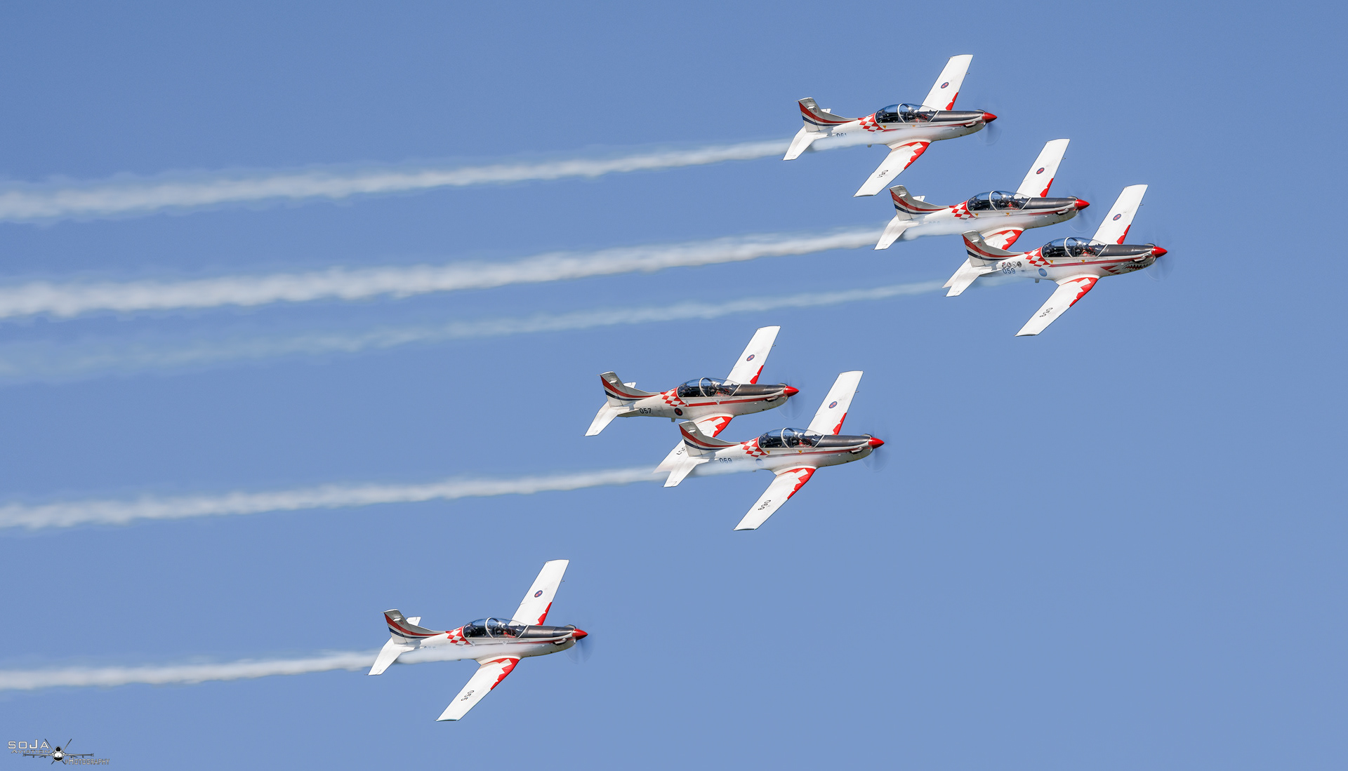 ID200925 - Croatia Air Force PC-9M Wind of storm display
