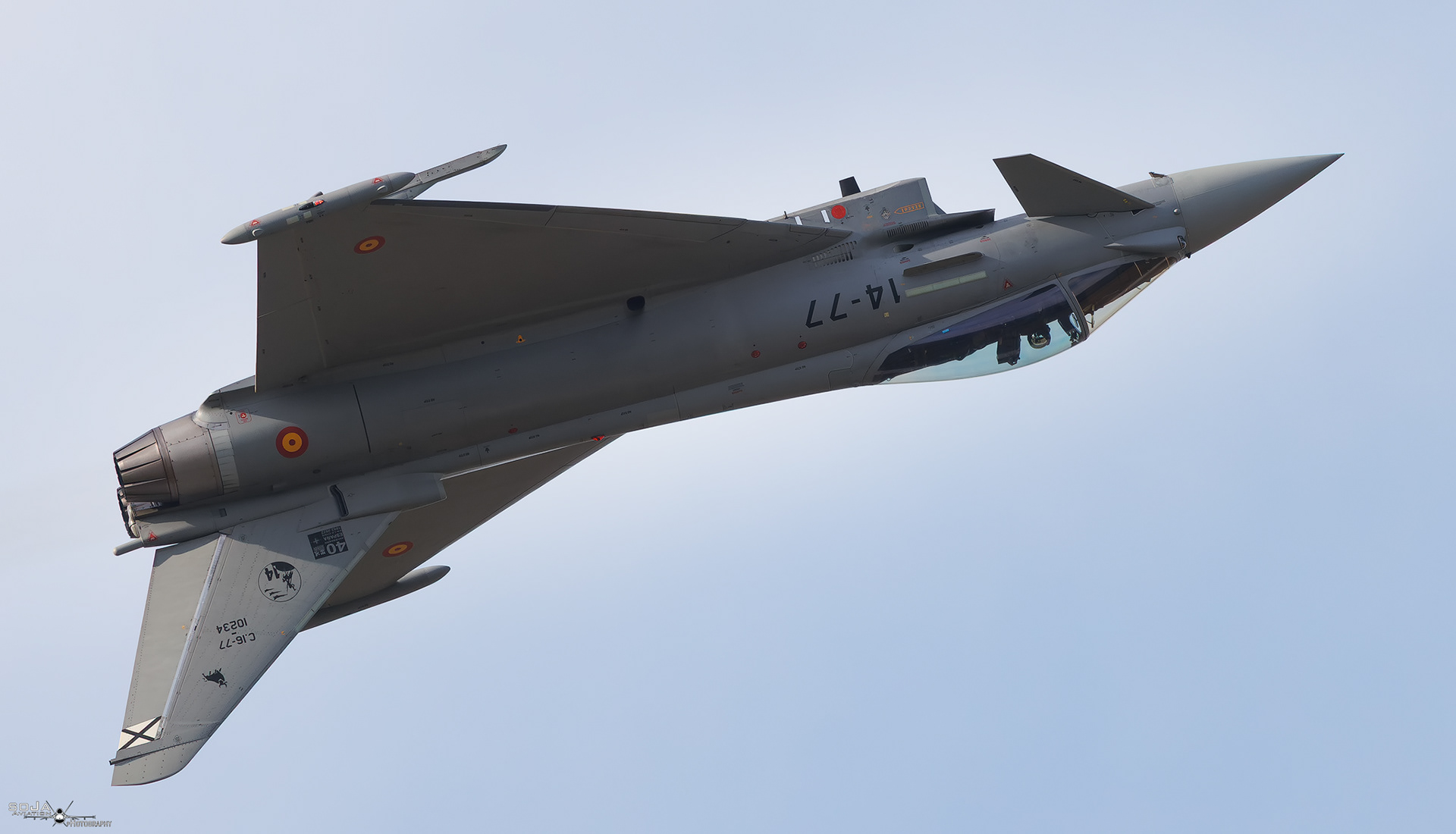 ID28082025 - Spain - Air Force Eurofighter Typhoon EF2000 C.16-77 14-77 cn# SS058 #5