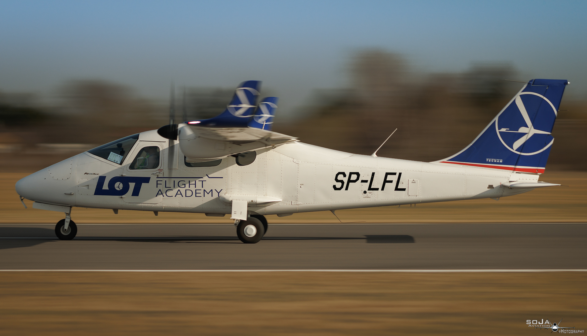 ID080325 - LOT Flight Academy Tecnam P2006T Mk II SP-LFL cn# 322