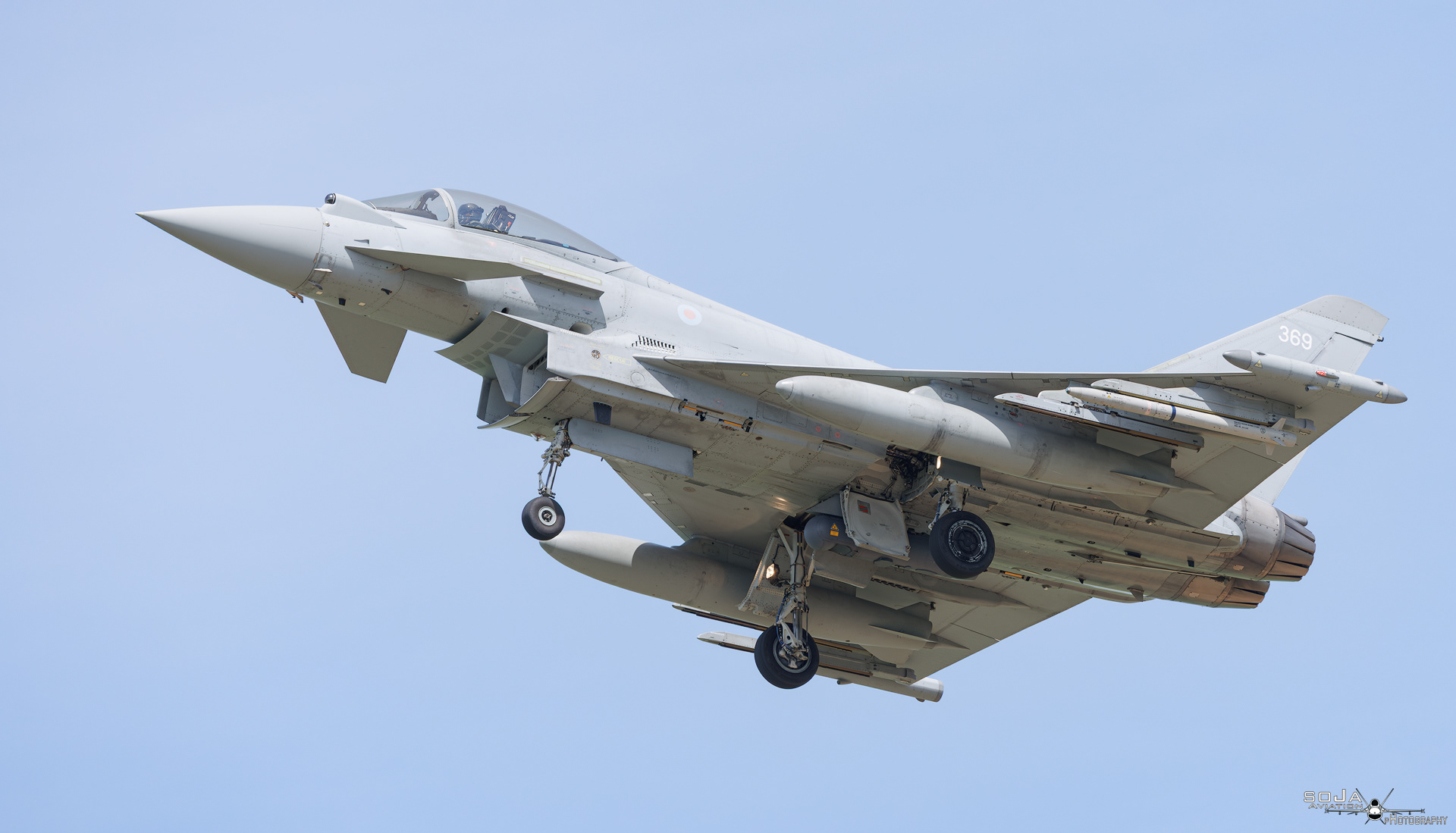 IDczerwiec2025 - Royal Air Force (RAF) 6sqn Eurofighter EF-2000 Typhoon FGR4 ZK369 cn# BS130 #2