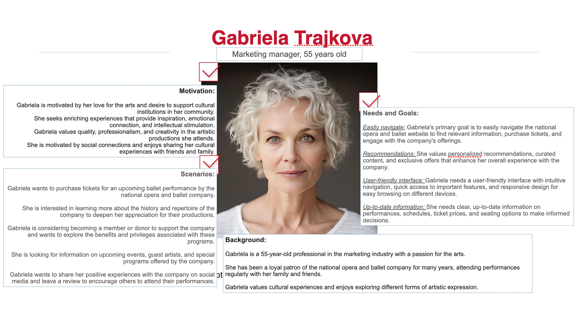 Primary user persona