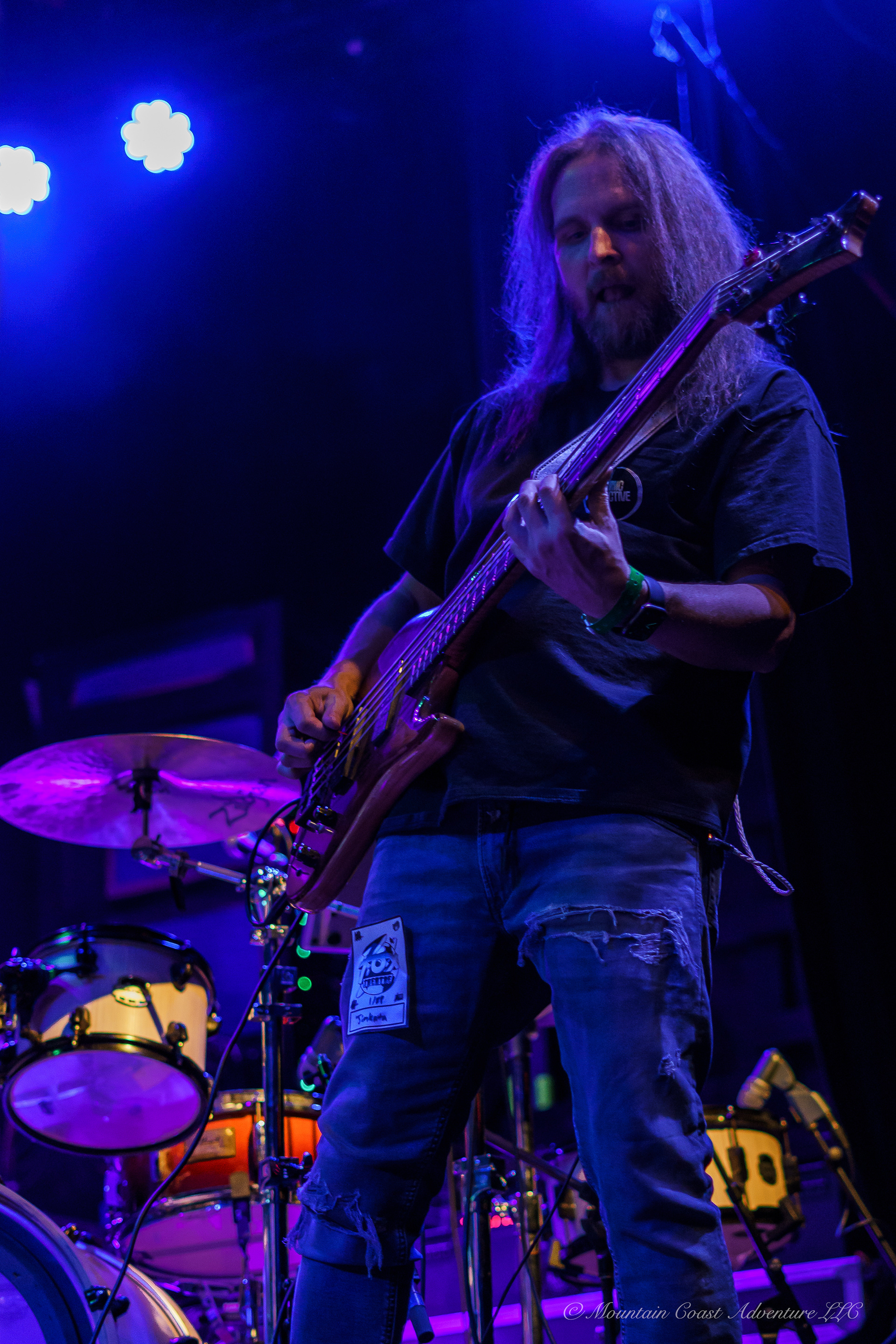 Chris on Bass Guitar