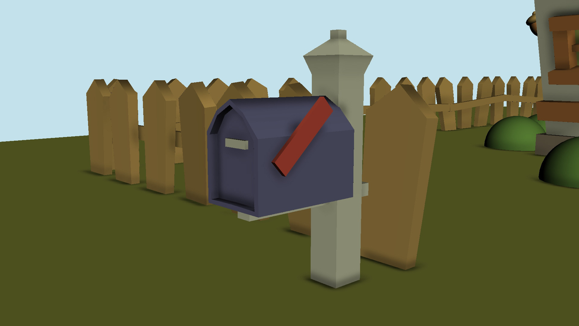 Square House Mailbox