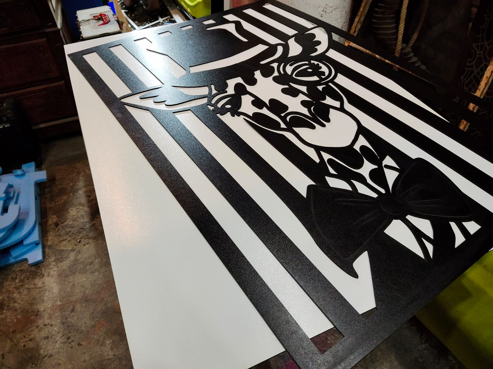 Process of making Pop Out Art