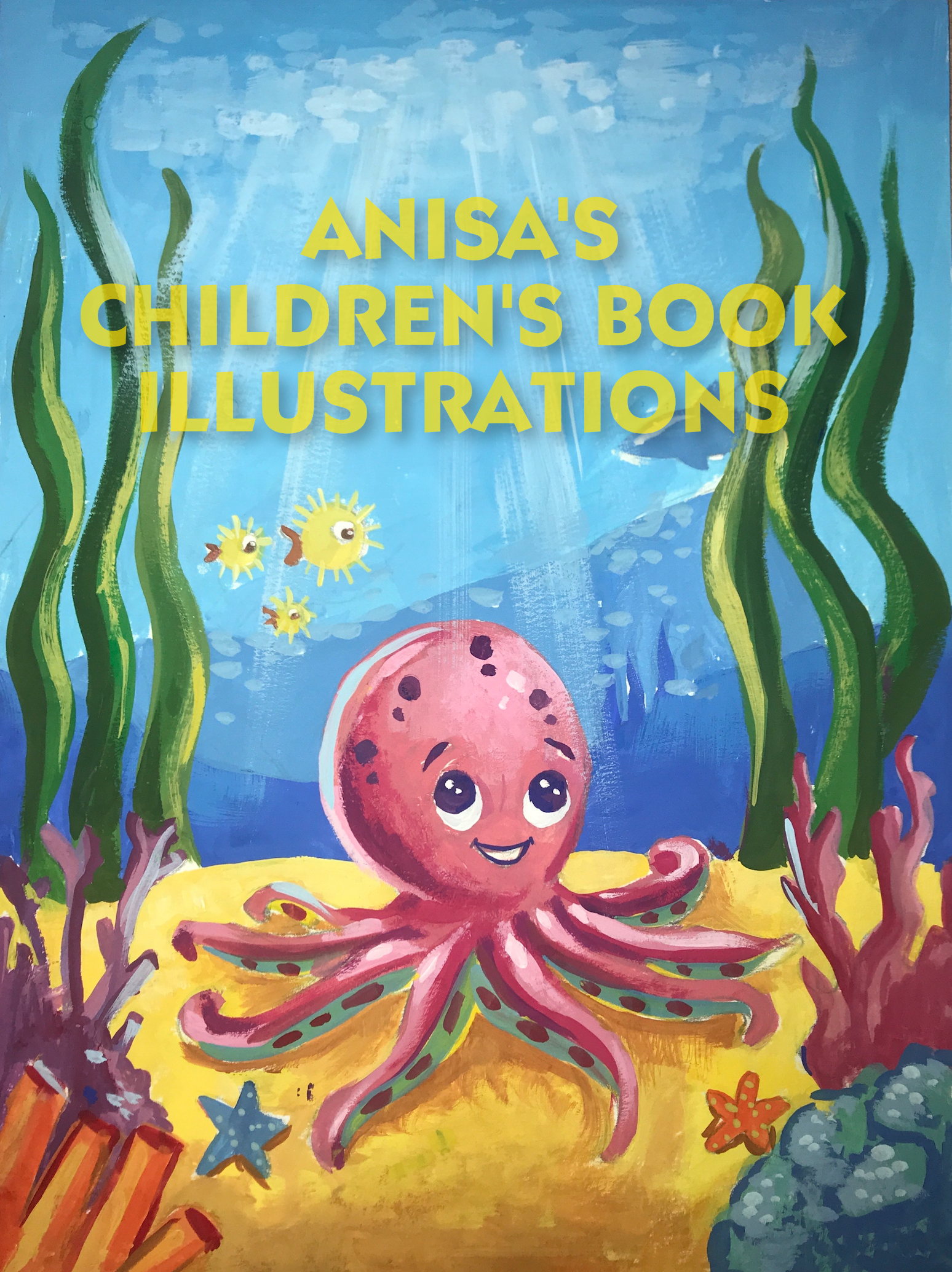 BOOK COVER FOR OCEAN ADVENTURE OF THE RED OCTOPUS
