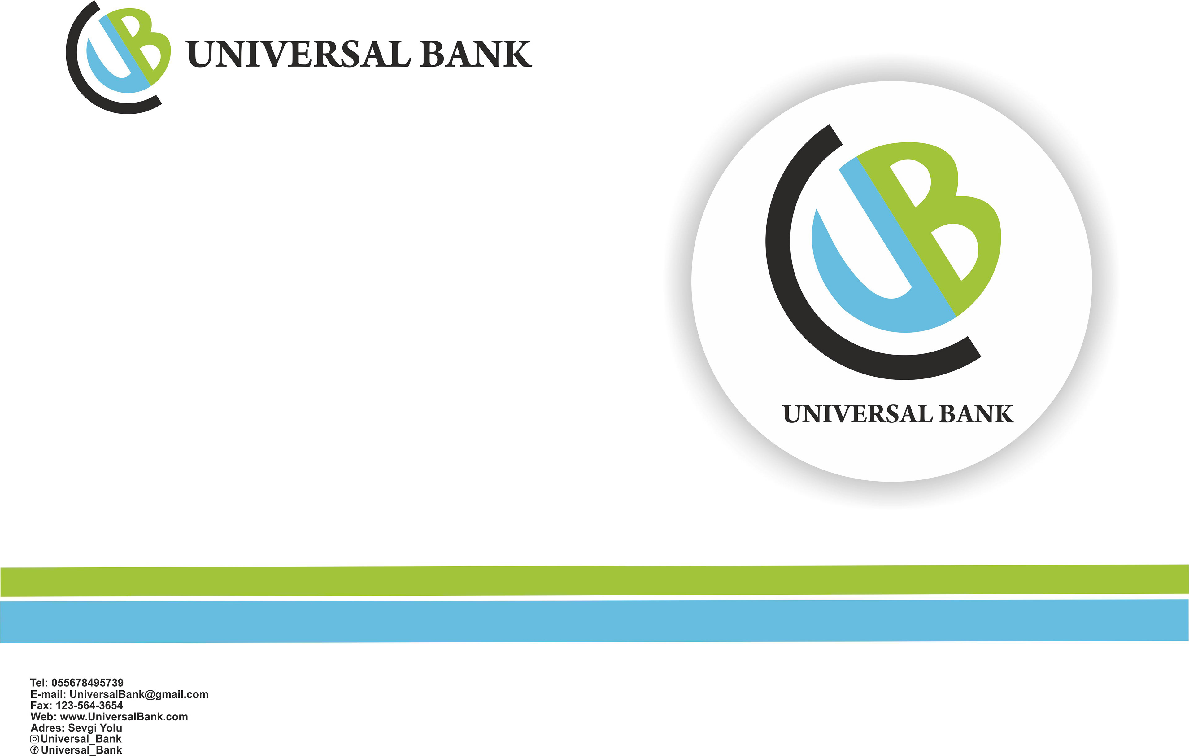 Universal Bank Designs by Anisa Ozalp