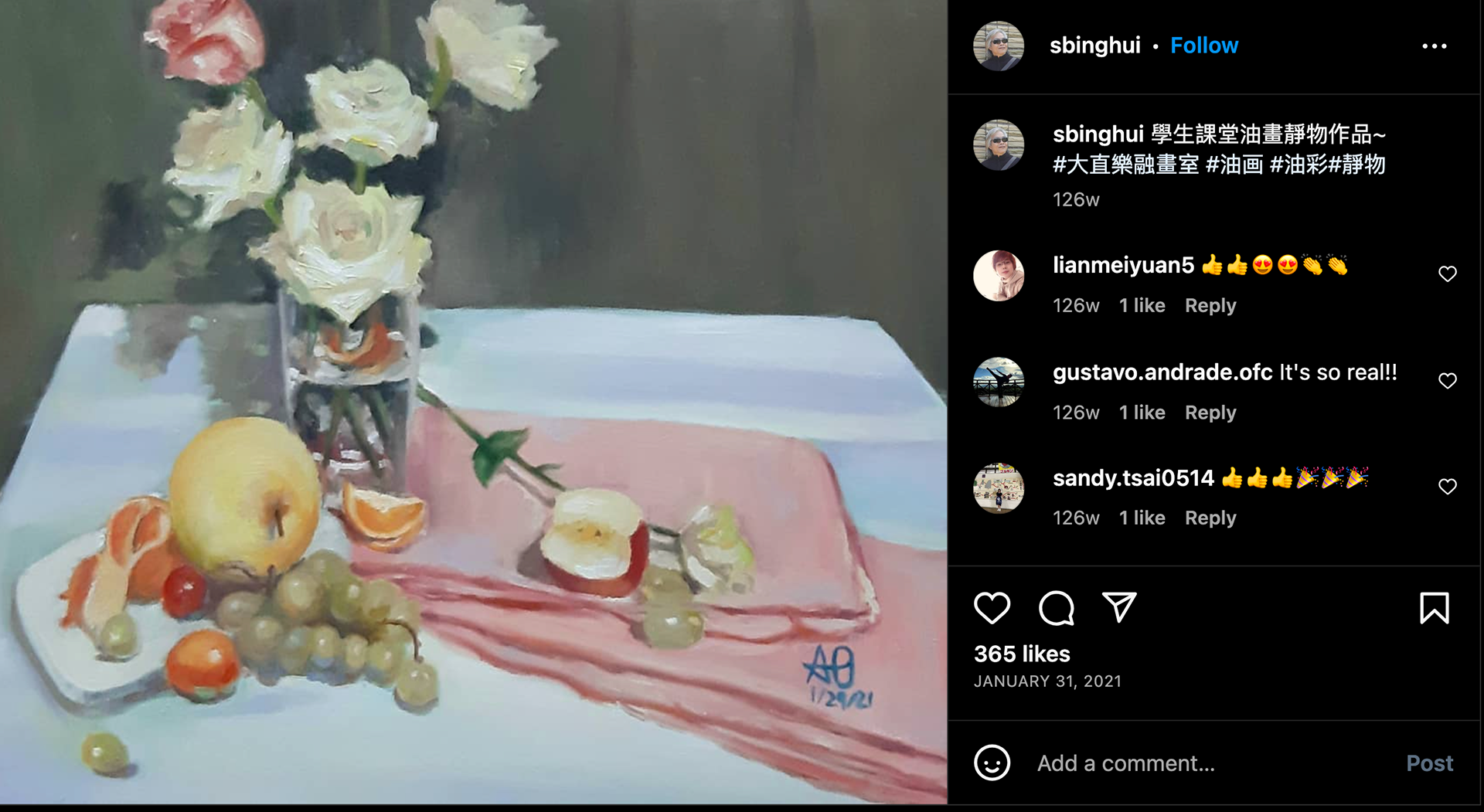 Fruits Oil Paint