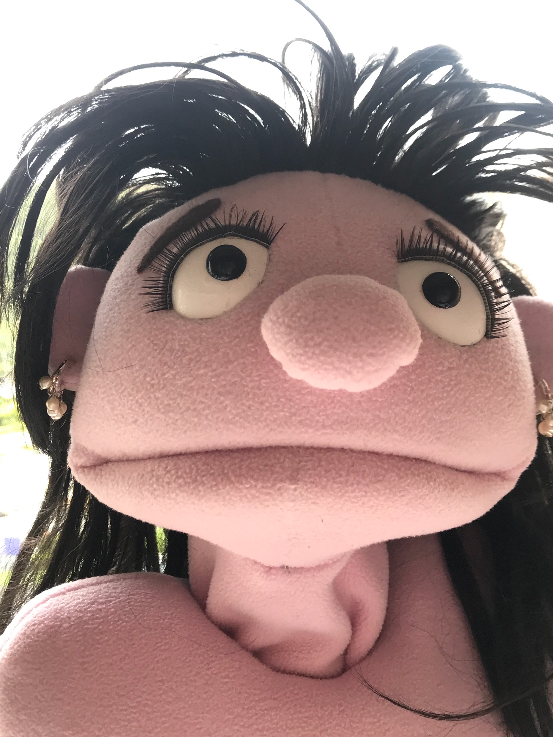 Puppet eyelashes