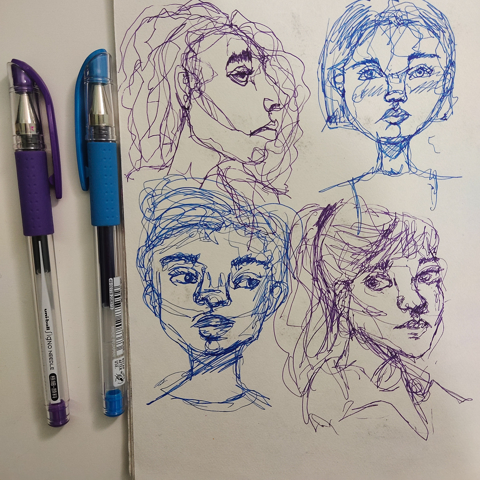 Continuous Line Portrait Challenge