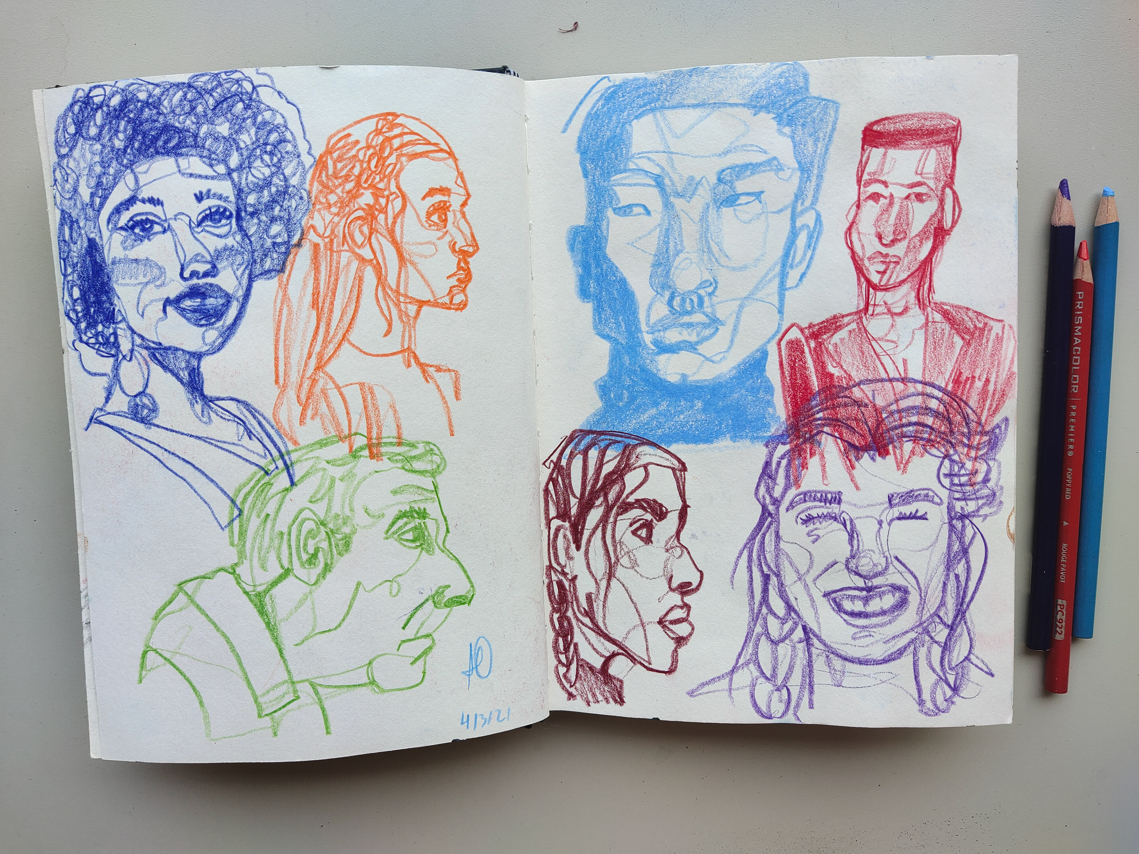 Continuous Line Portrait Challenge