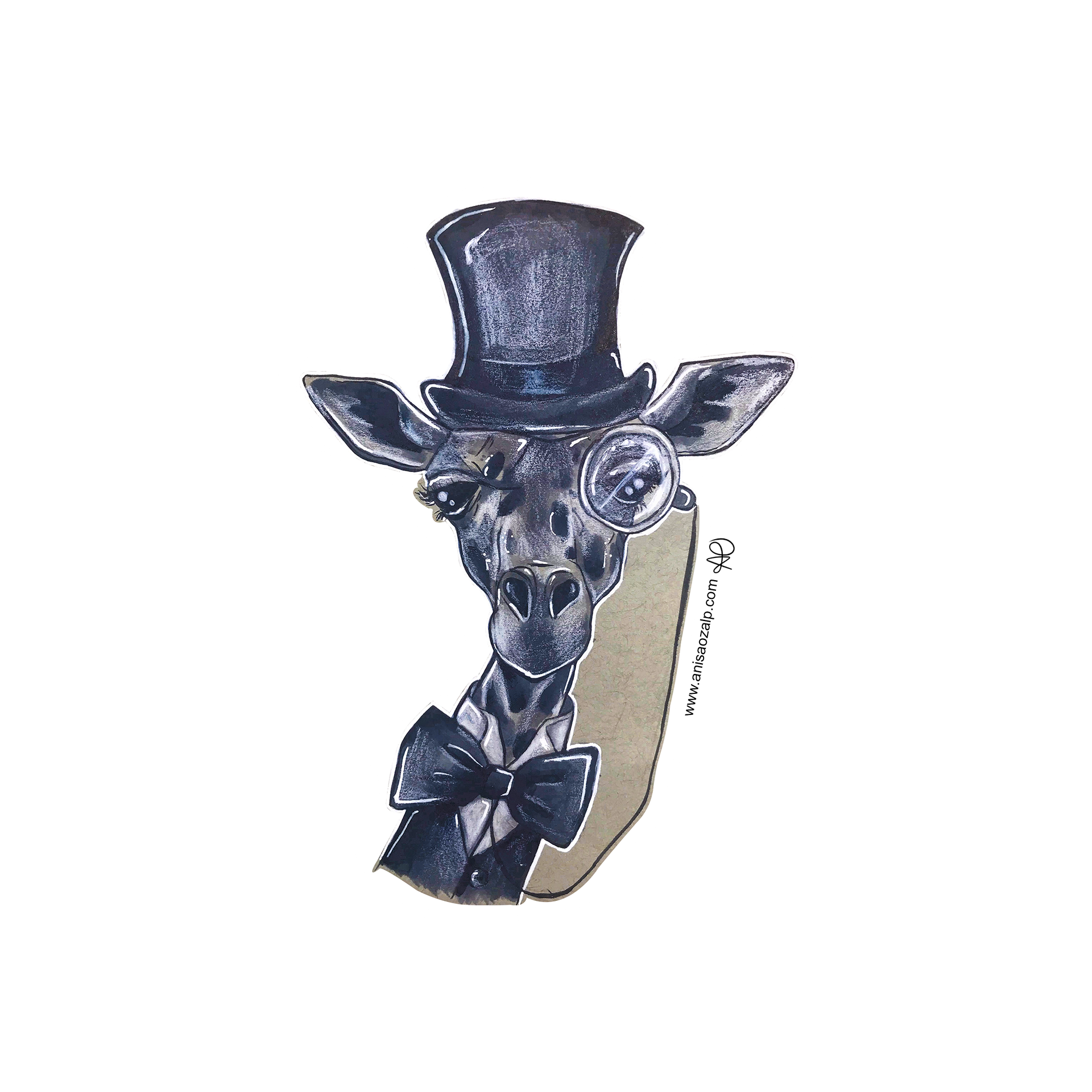 Giraffe Sticker