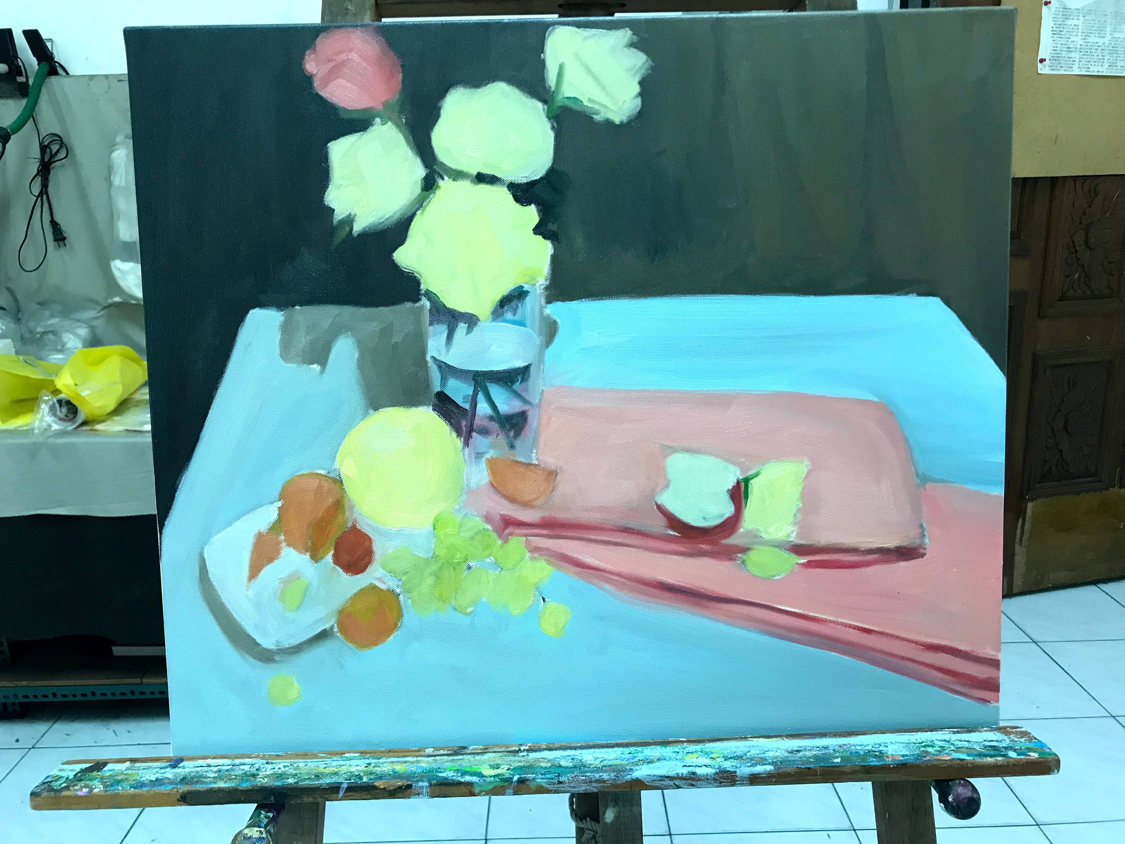Flowers & Fruits Oil Paint