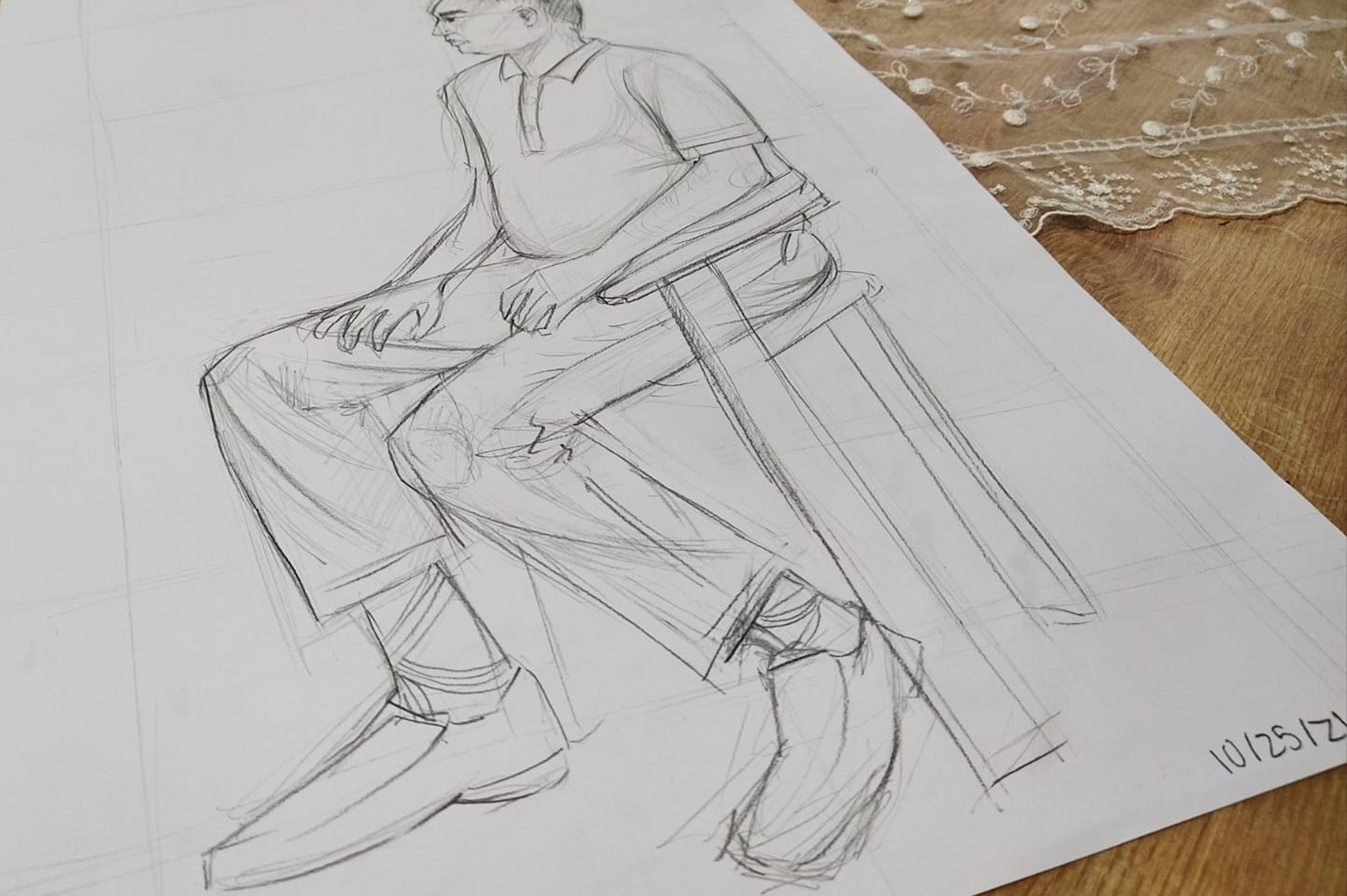 Live Human Drawing
