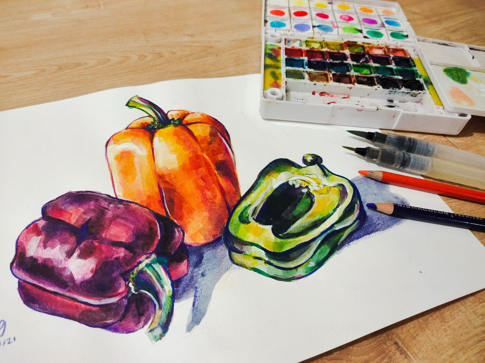 Watercolor by Anisa Ozalp