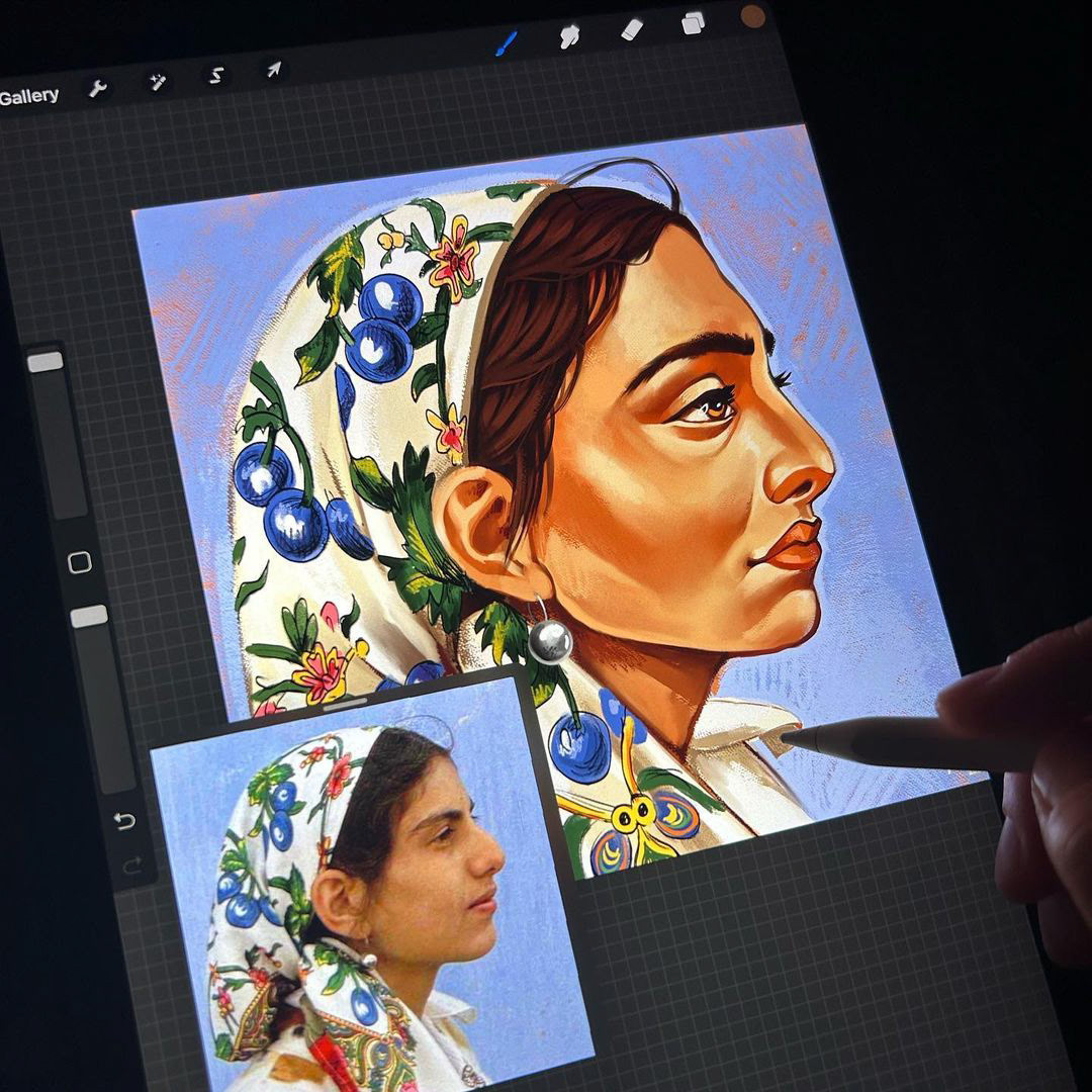 Italian Girl Ipad