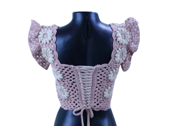 Corchet Vest Back