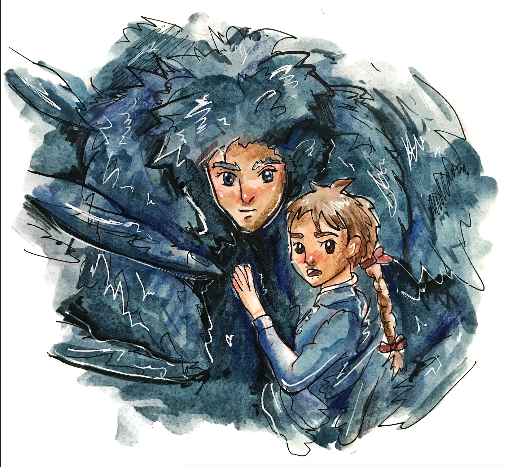 Howl Watercolor