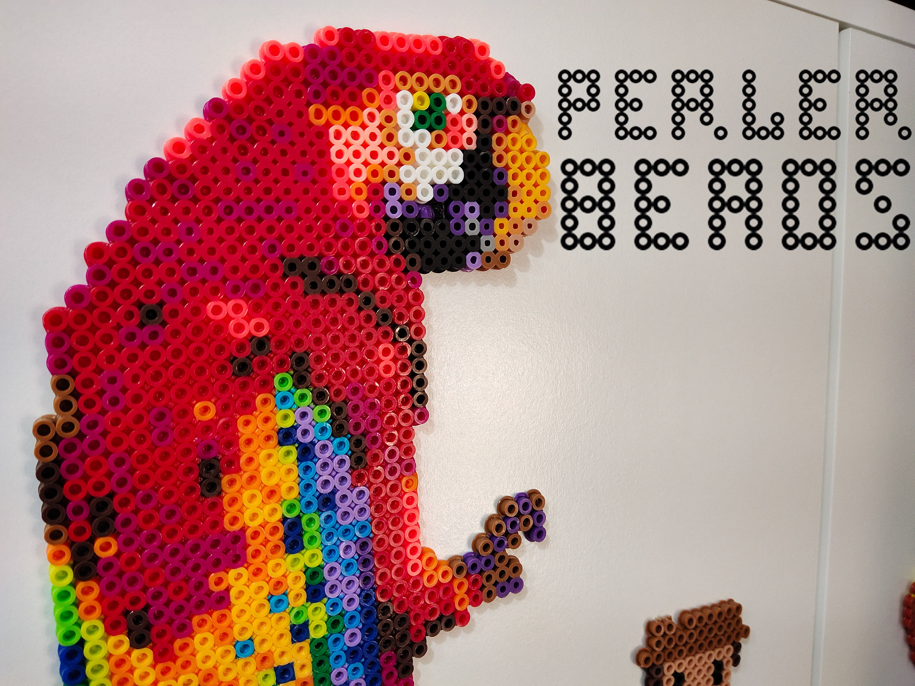 Perler beads store artwork