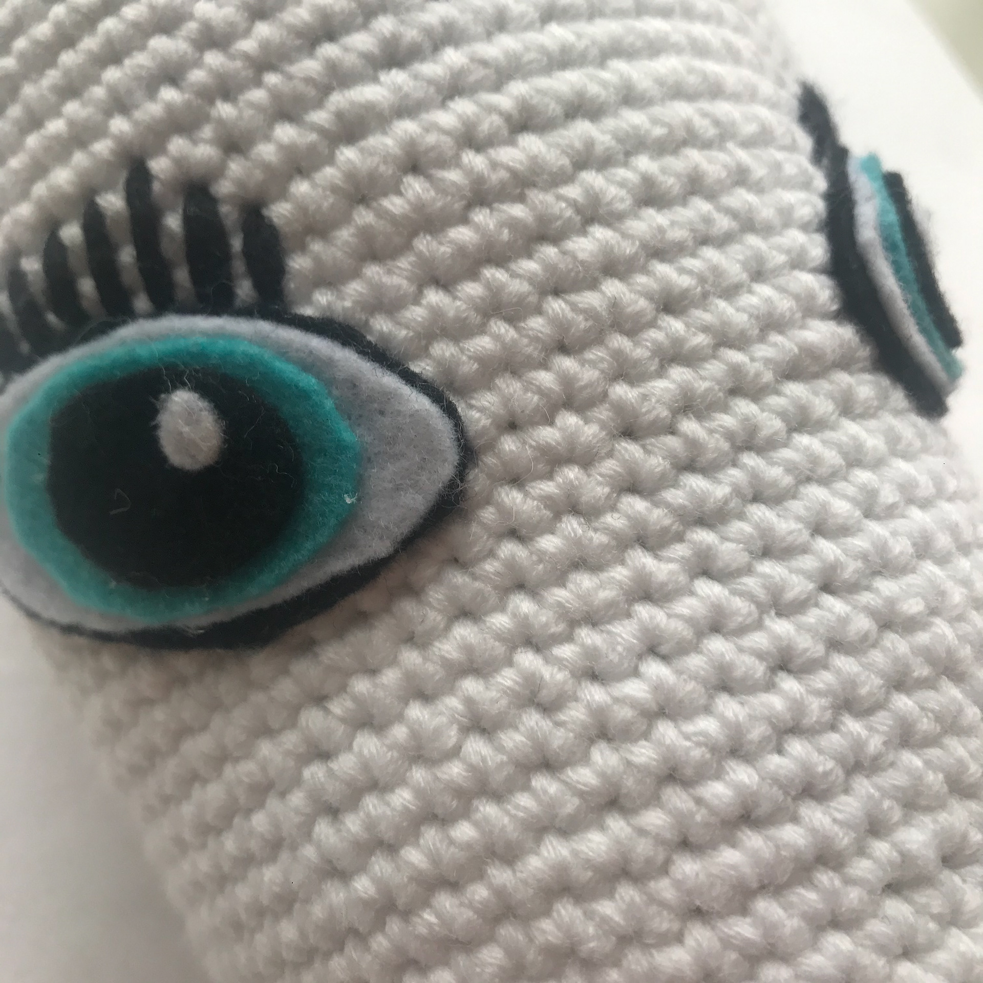 Horse Head WIP Crochet