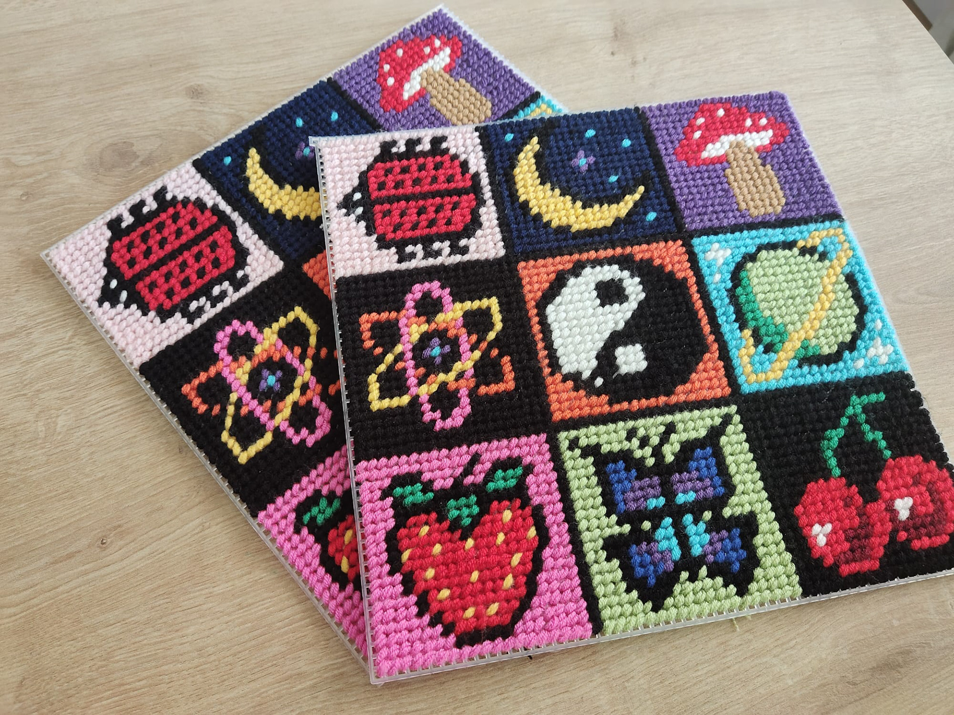 Cross Stitch Unif Bag front and back