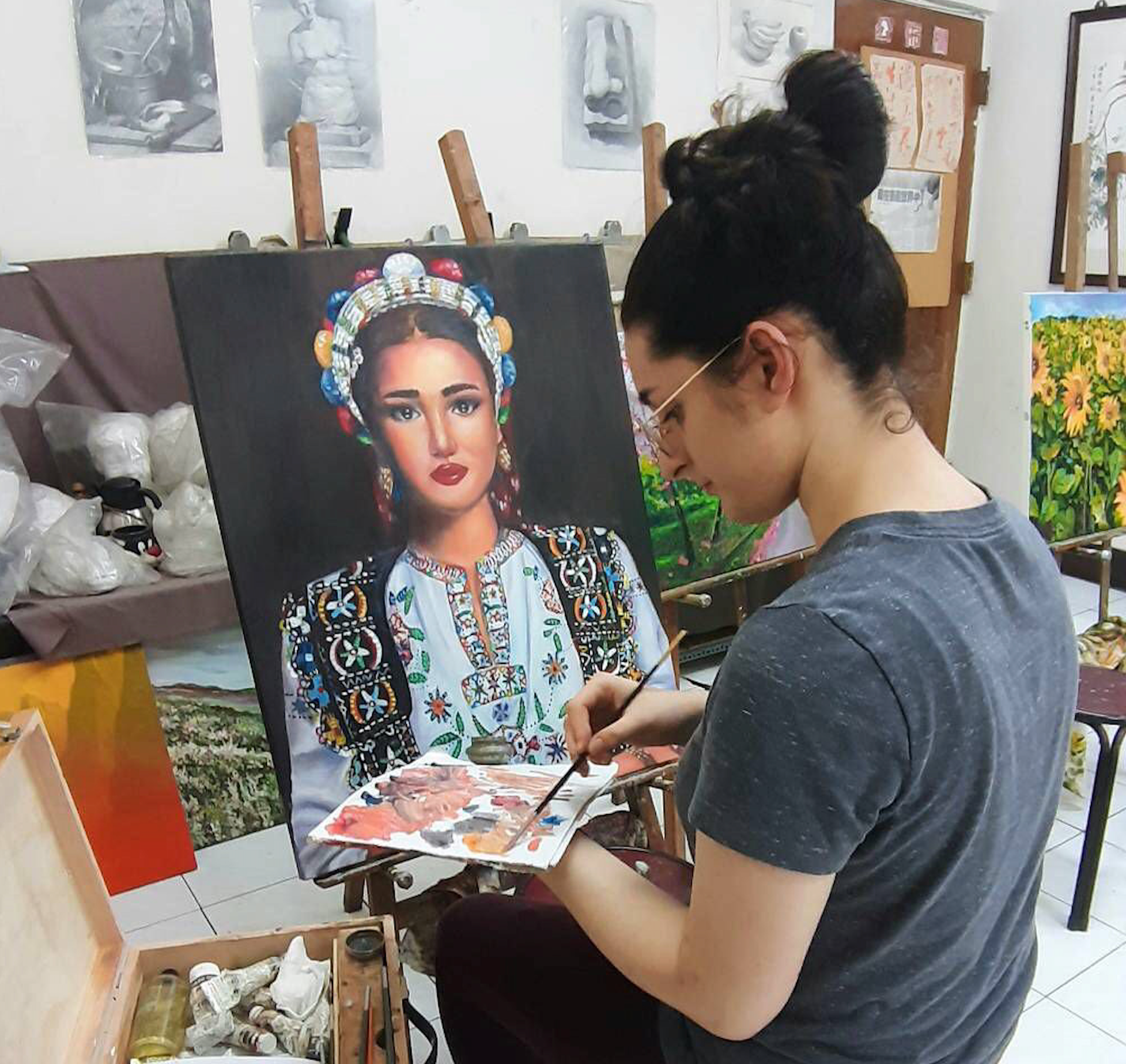 While making