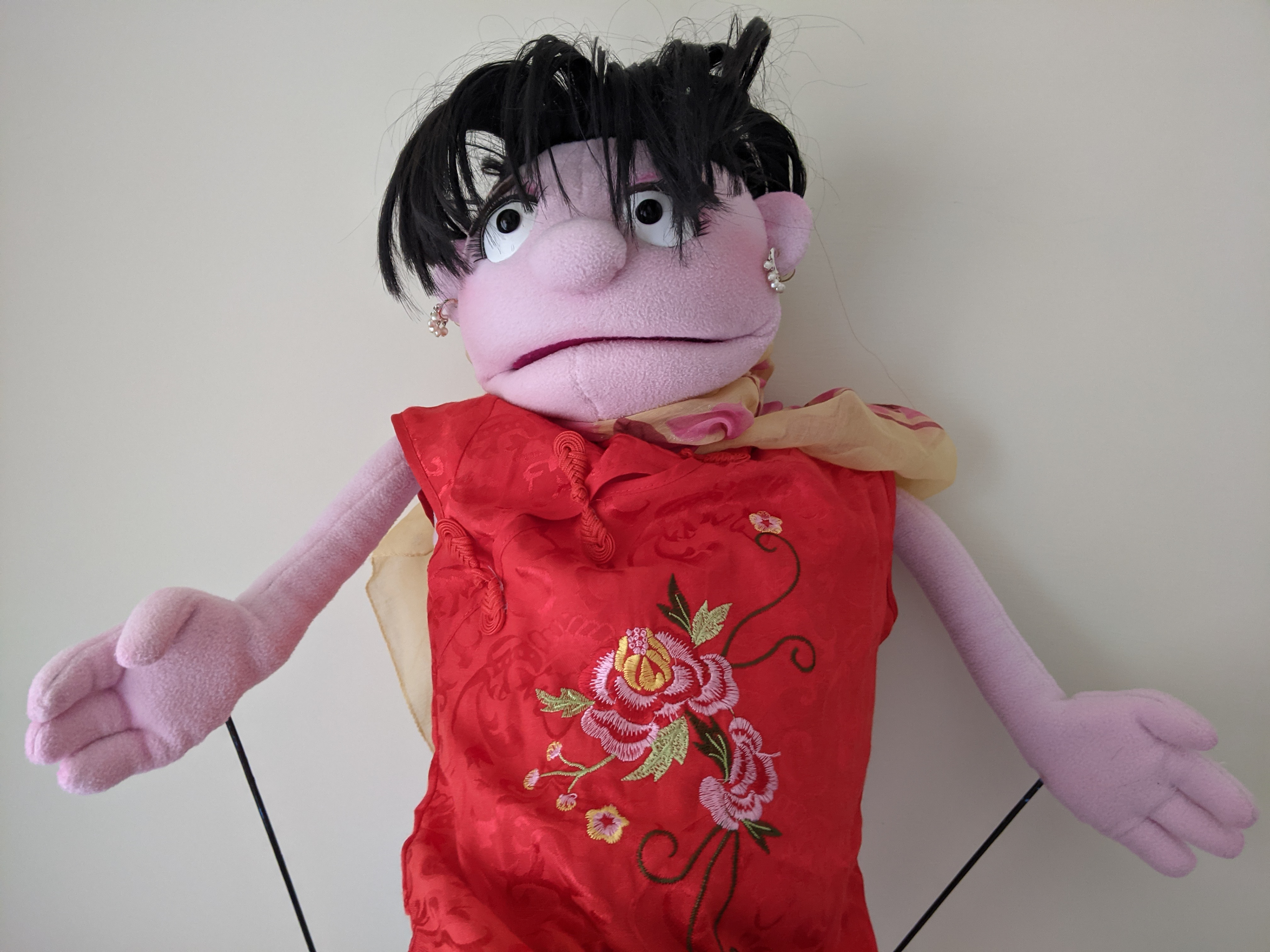Puppet traditional with Chinese outfit