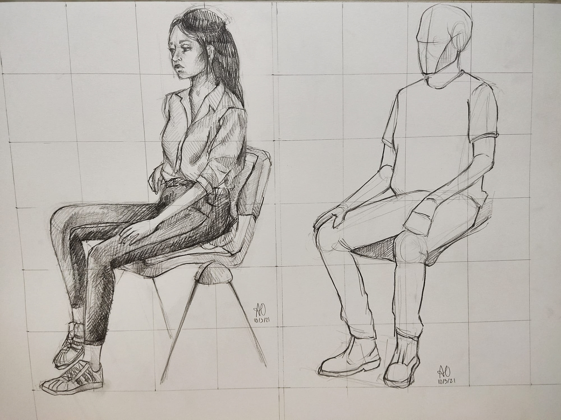 human figure sketches