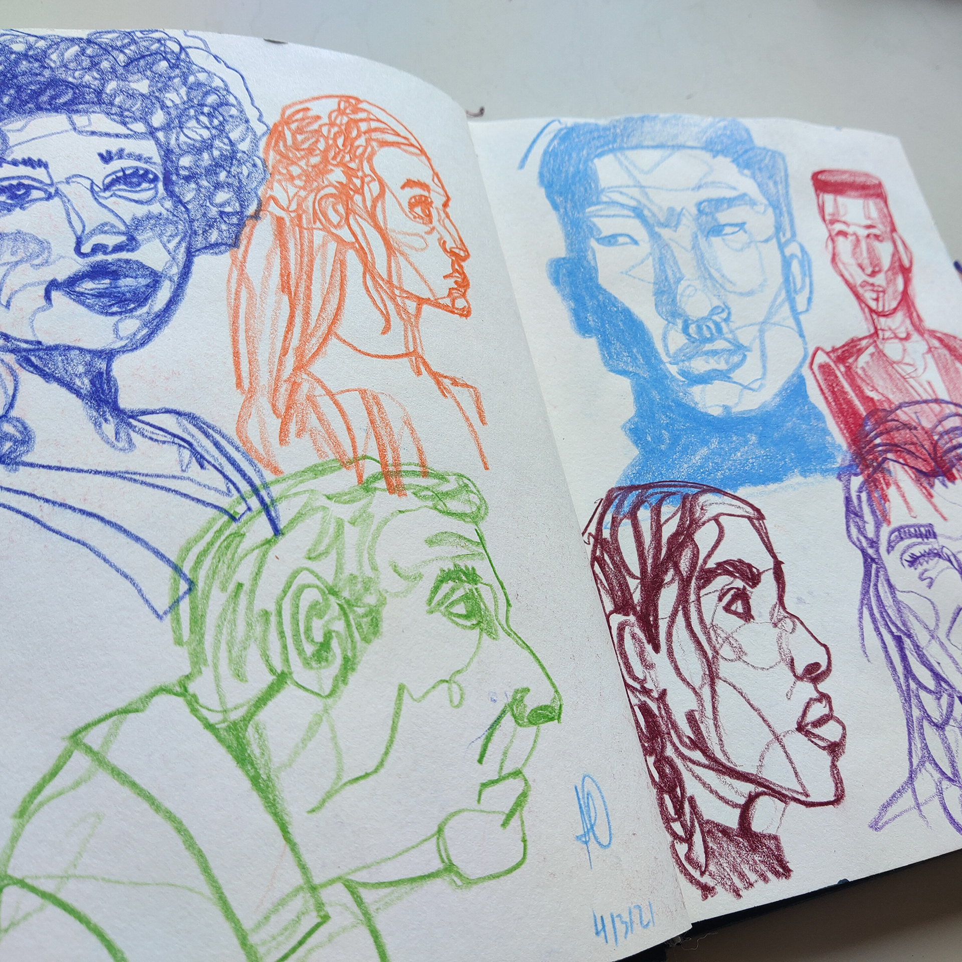 Continuous Line Portrait Challenge