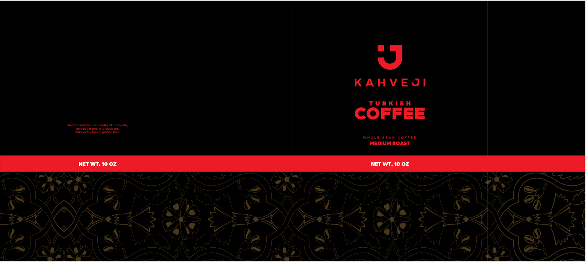 Coffee Tezhip Red Minimalist