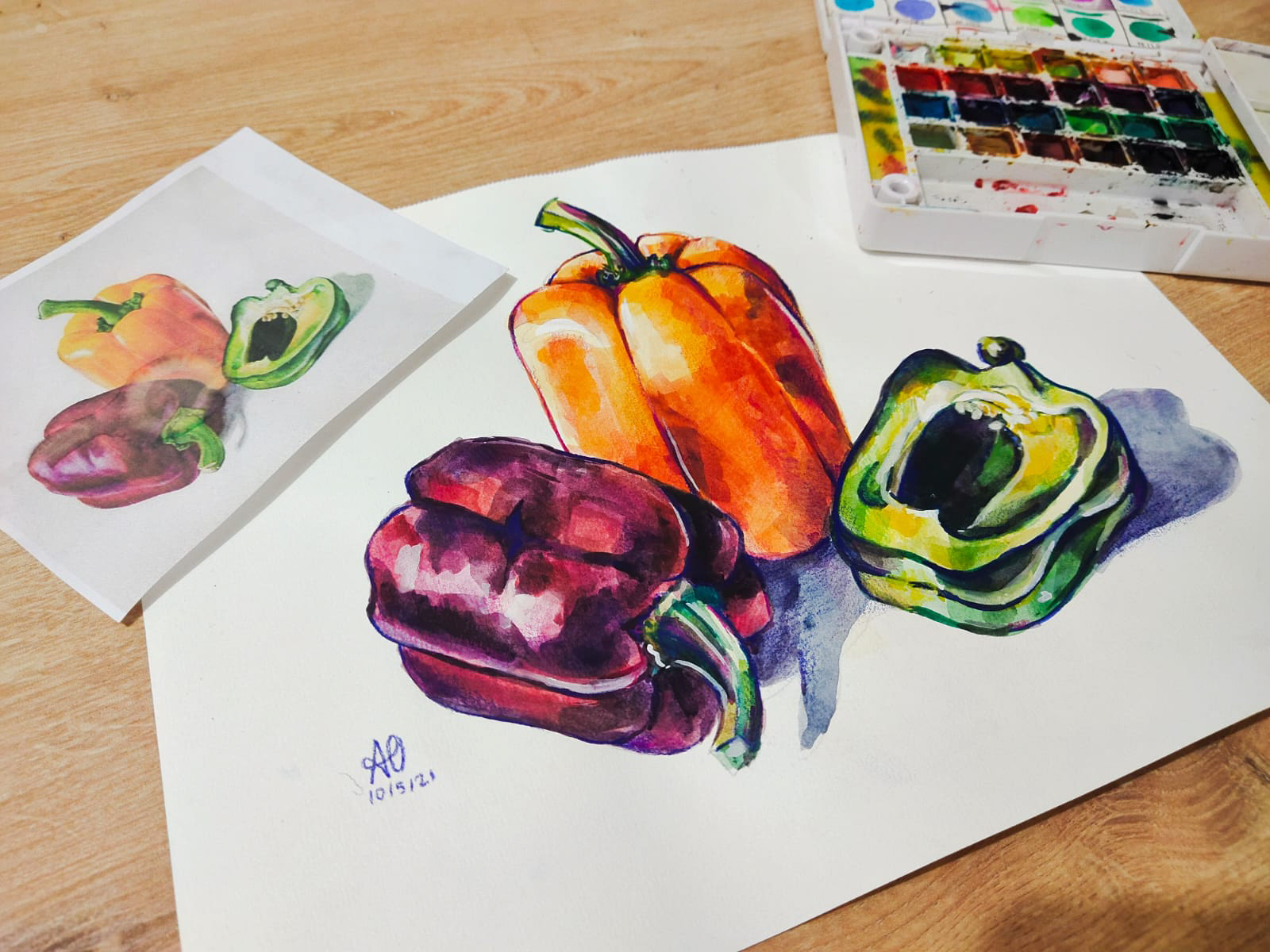 Watercolor by Anisa Ozalp