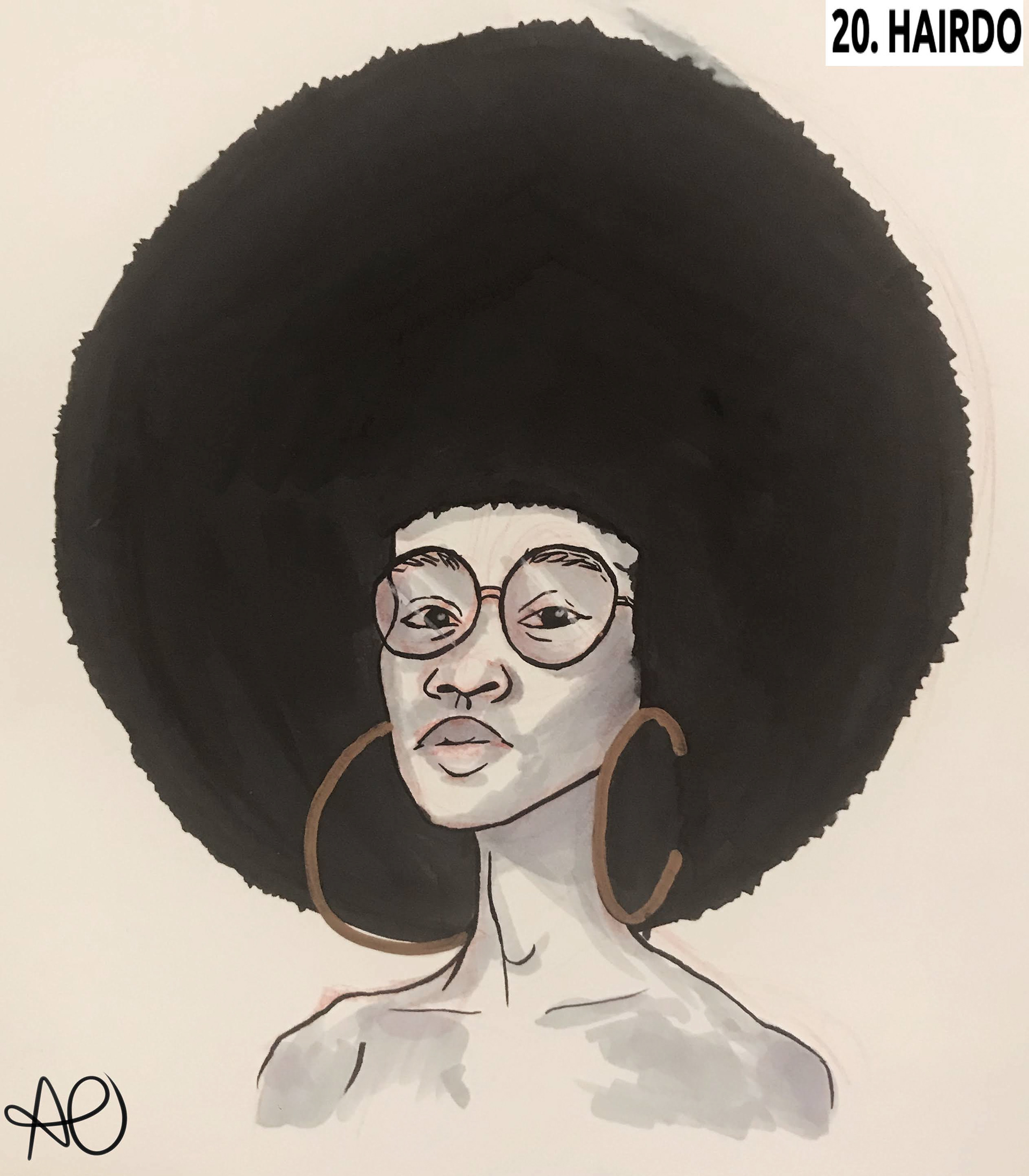 Afro Portrait