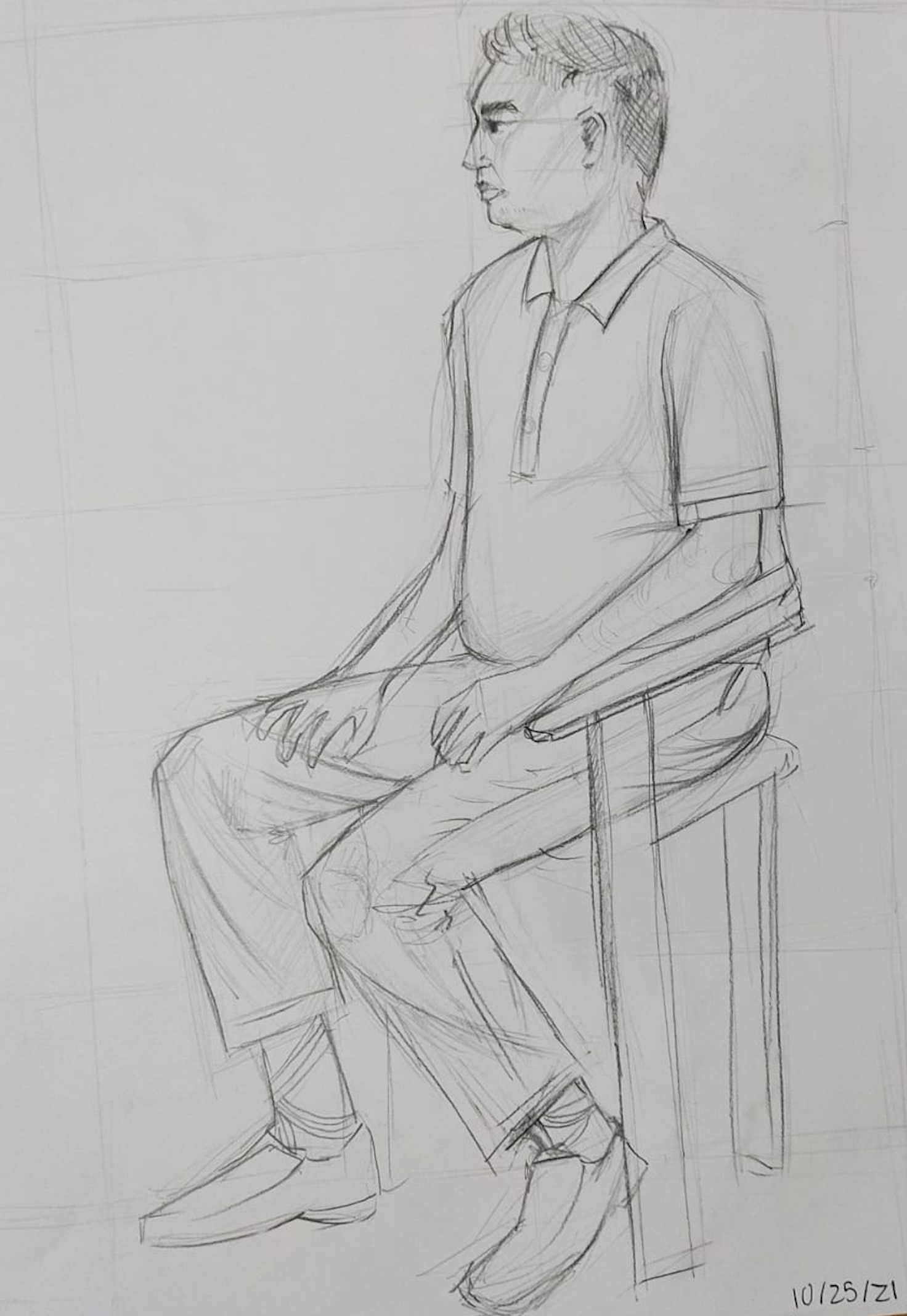 Live Human Drawing