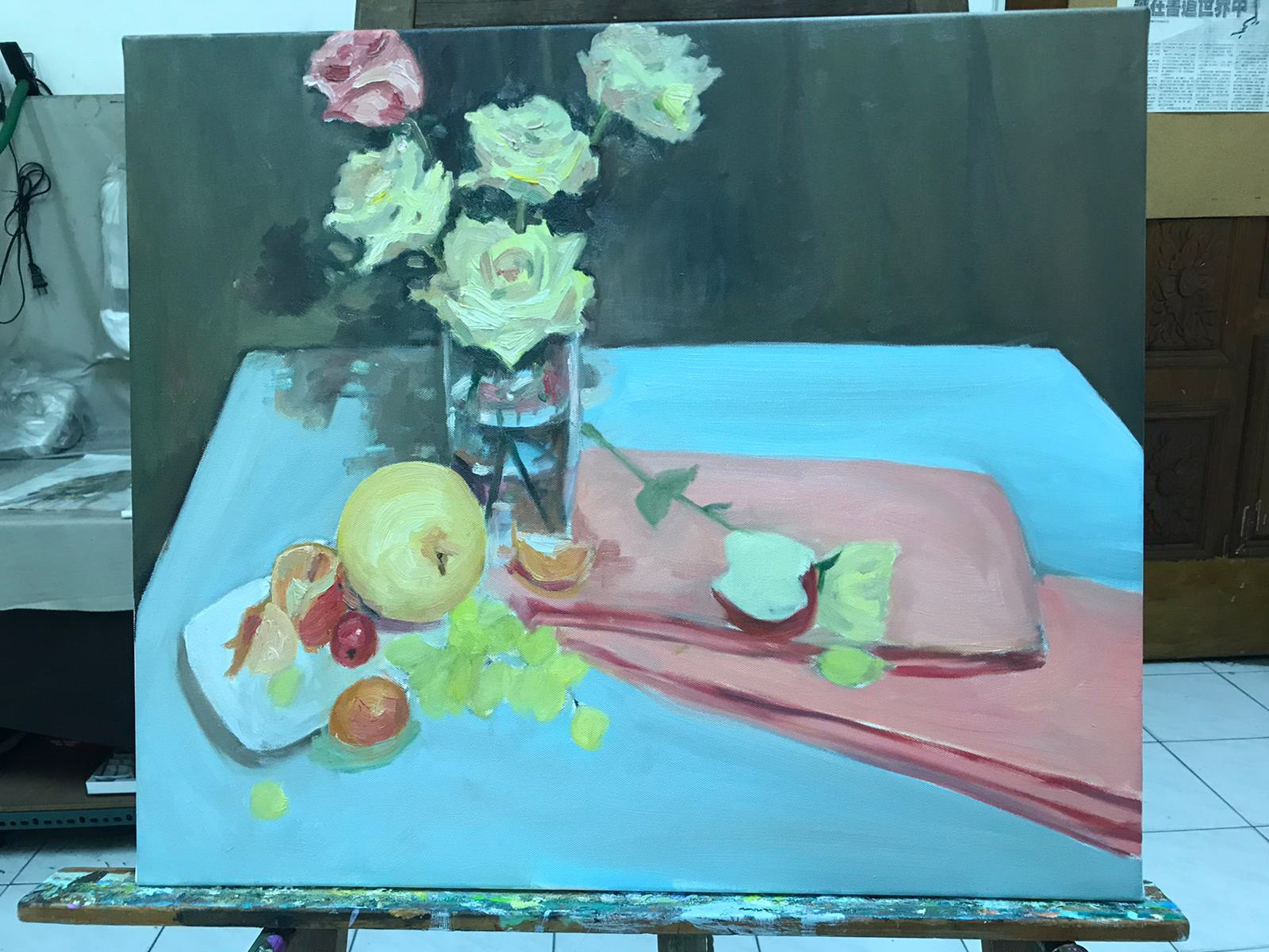 Flowers & Fruits Oil Paint