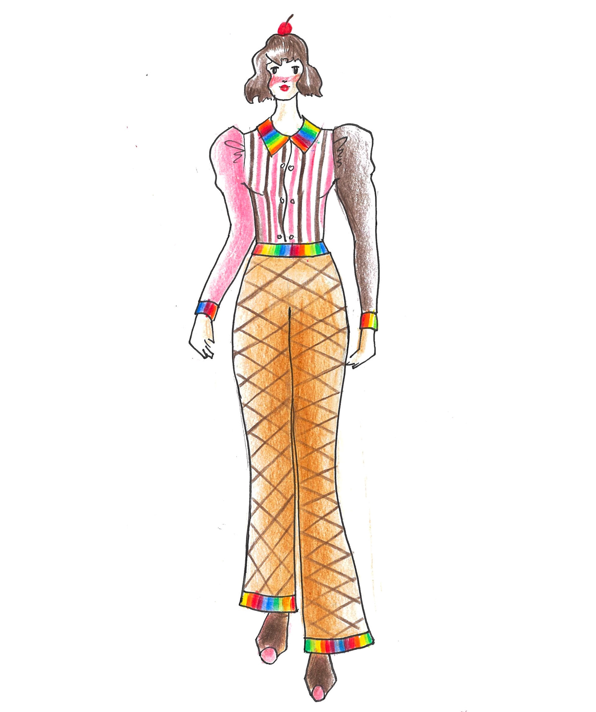 Ice cream Inspired Outfit