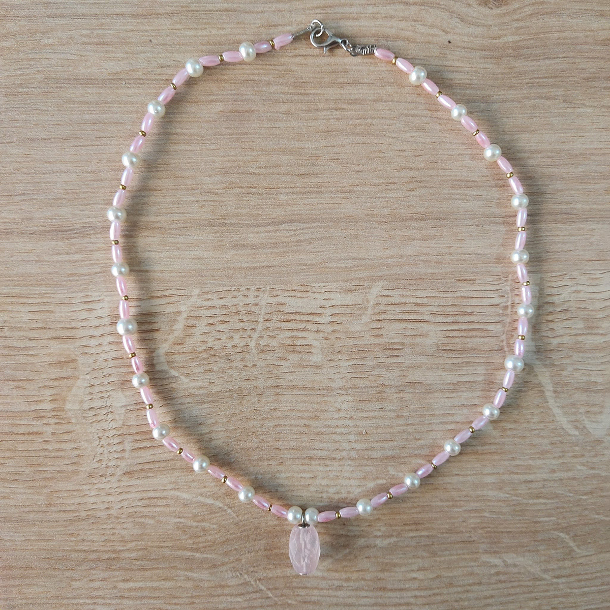 Pink Snow Beads
