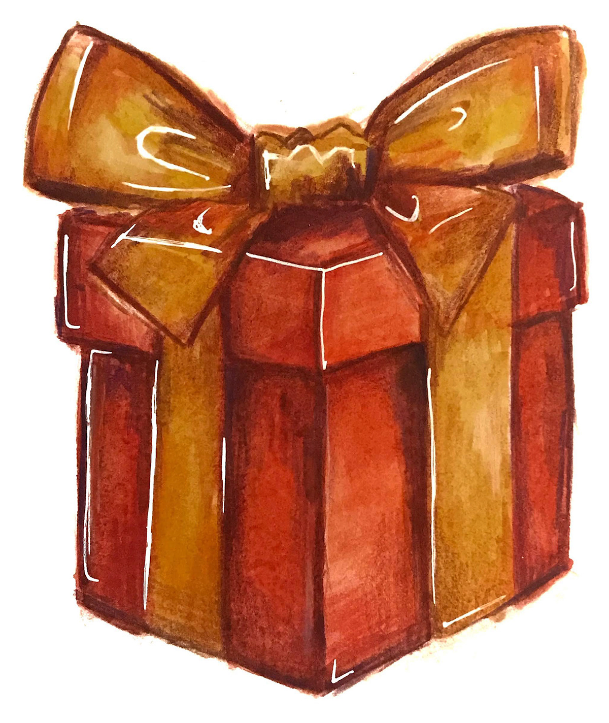 Gft Packkage Watercolor