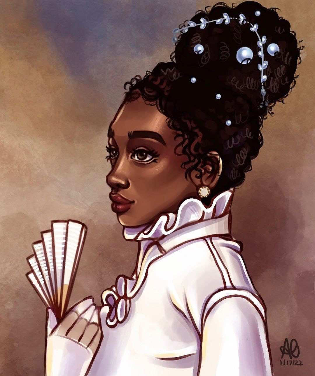 African Royal Girl
