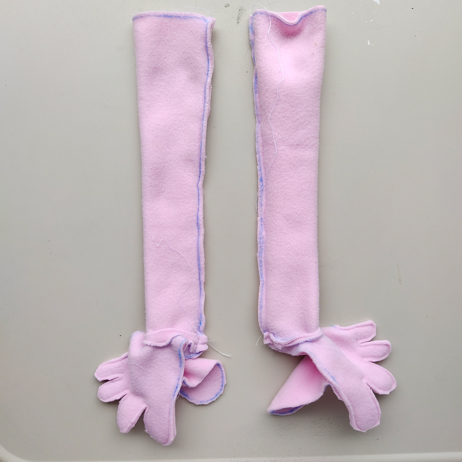 Puppet legs fabric