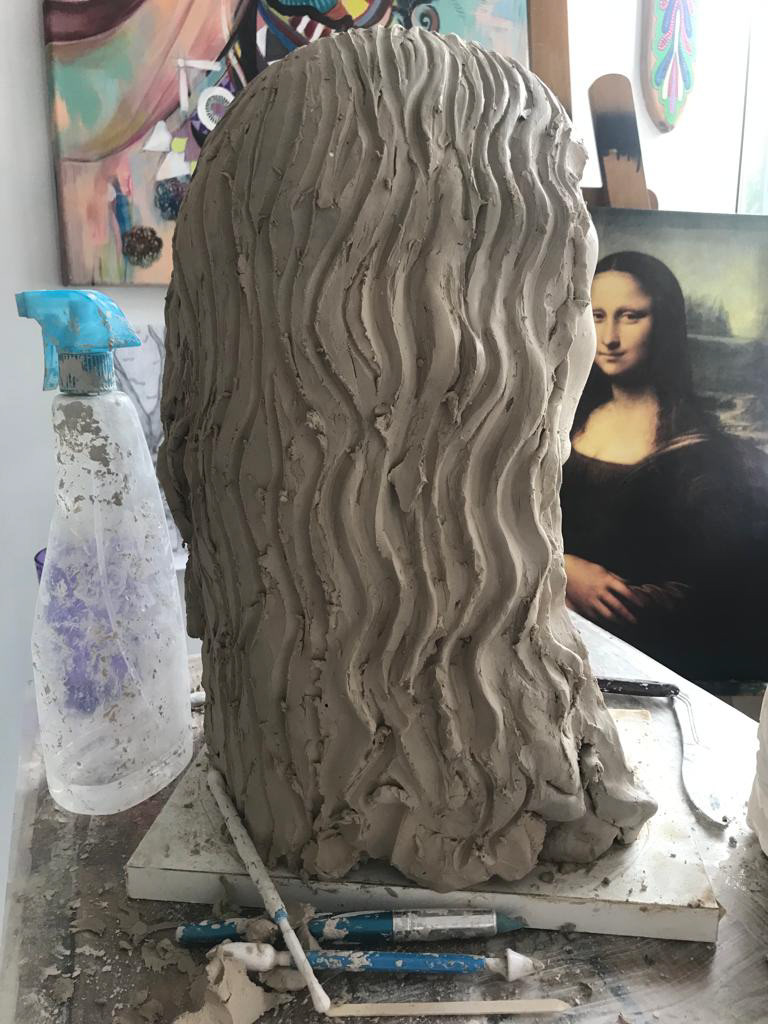 Mona Lisa Sculpture Measuring Making